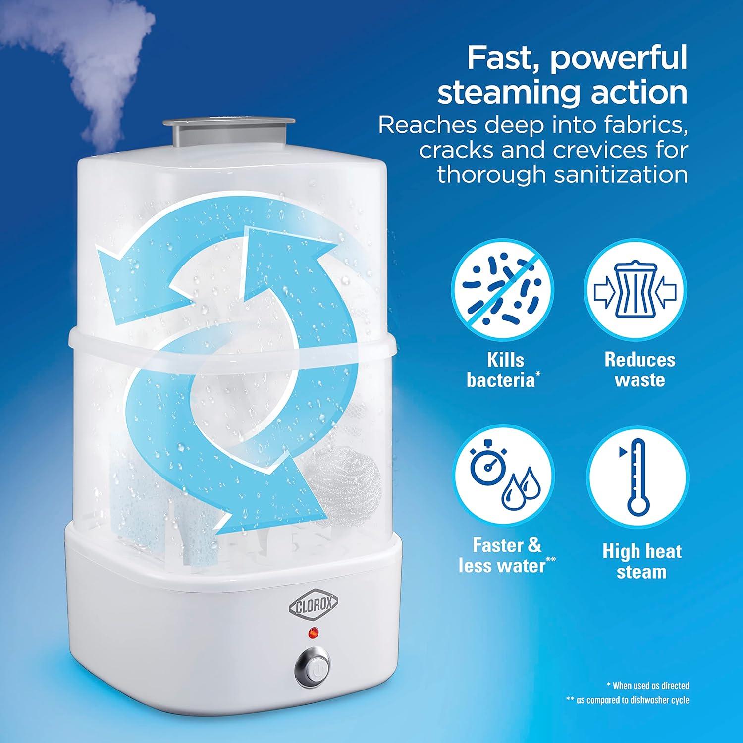 Desinfectante de Vapor Clorox 2 Niveles 600W Blanco