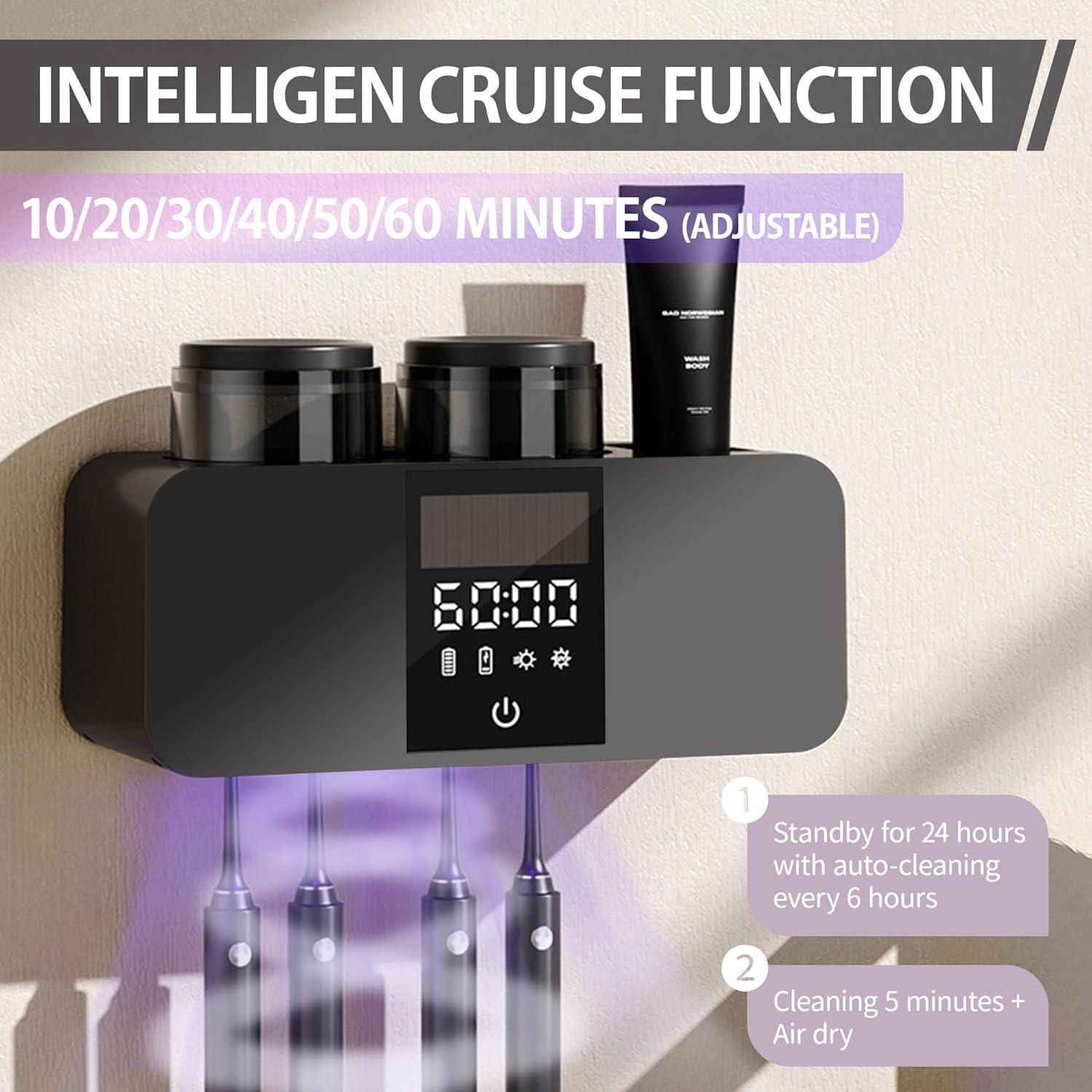 Soporte de Cepillos de Dientes Stageya 341230-Heise Negro