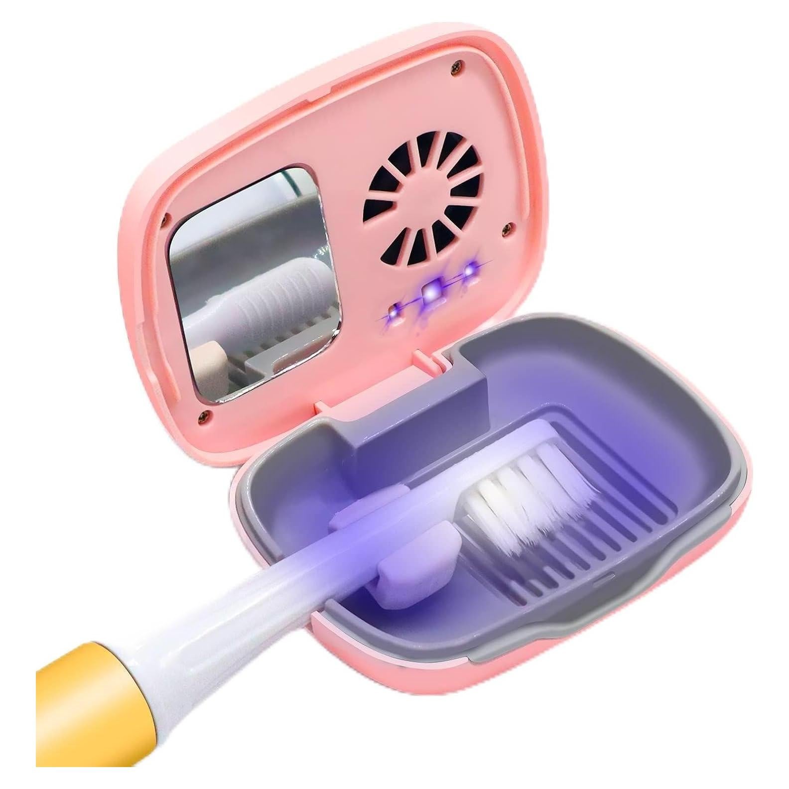 Funda de viaje para cepillo de dientes Becoolpet 021 rosa