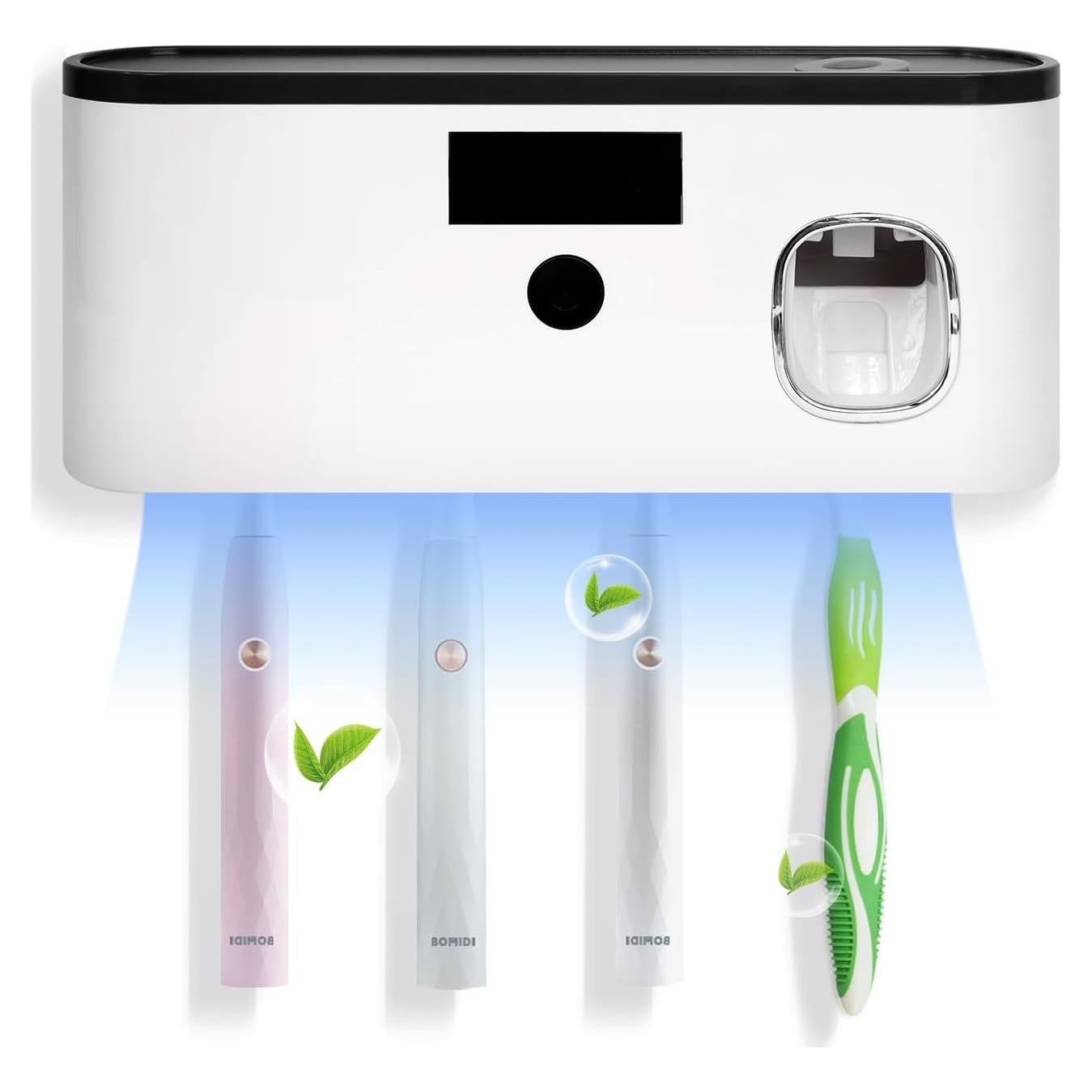 Soporte de Cepillos de Dientes LXIANGN USB Montaje Pared 5 Ranuras