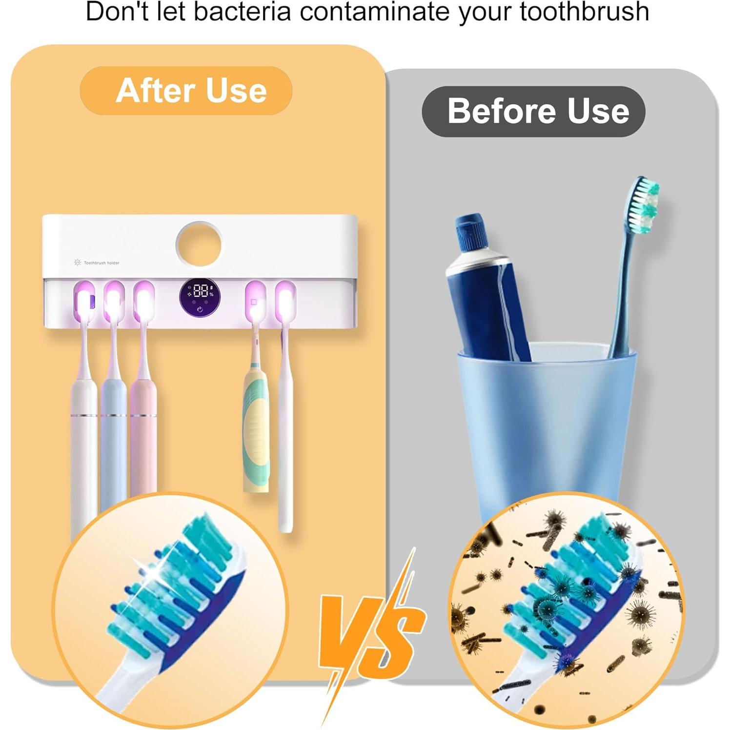 Soporte Limpiador Automático de Cepillos KIEROFIRT x114