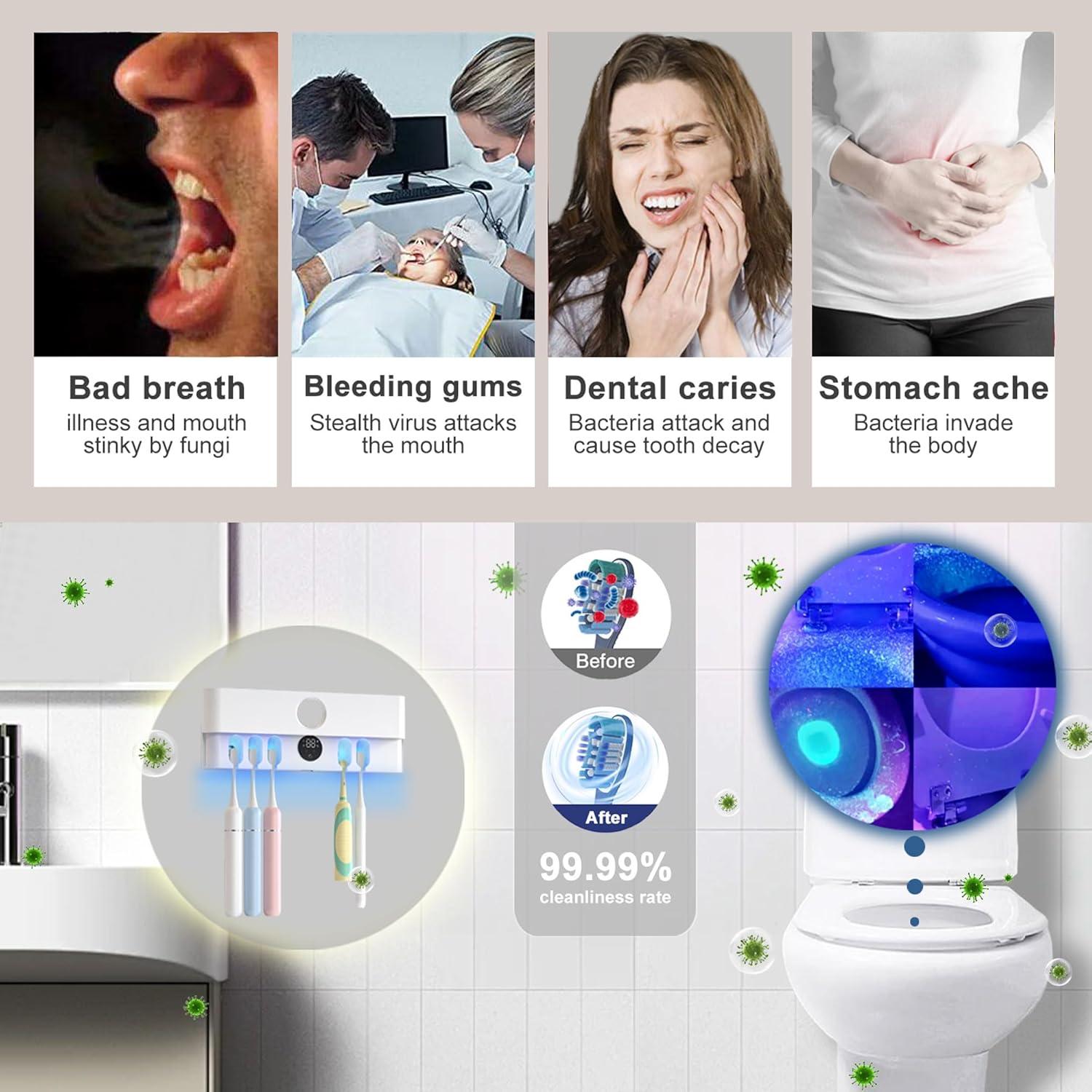 Soporte Limpiador Automático de Cepillos KIEROFIRT x114