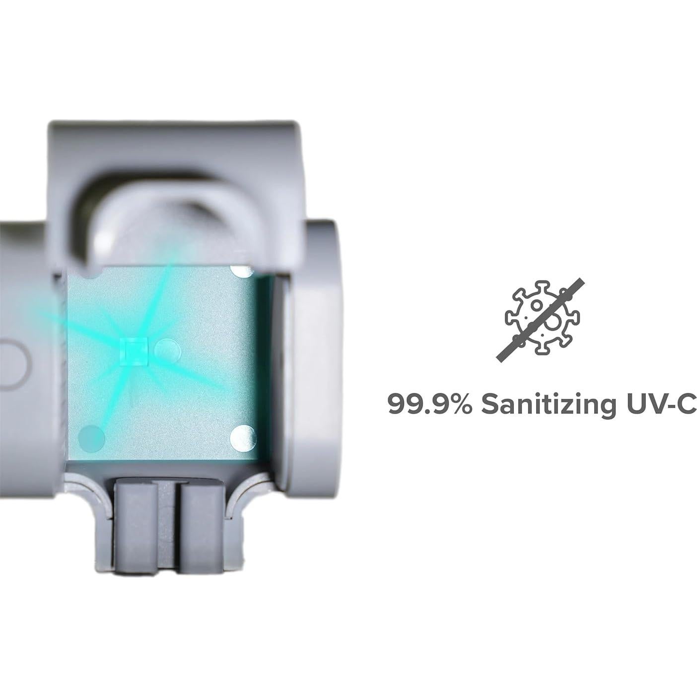 Desinfectante de Cepillos de Dientes PhoneSoap UV Gris