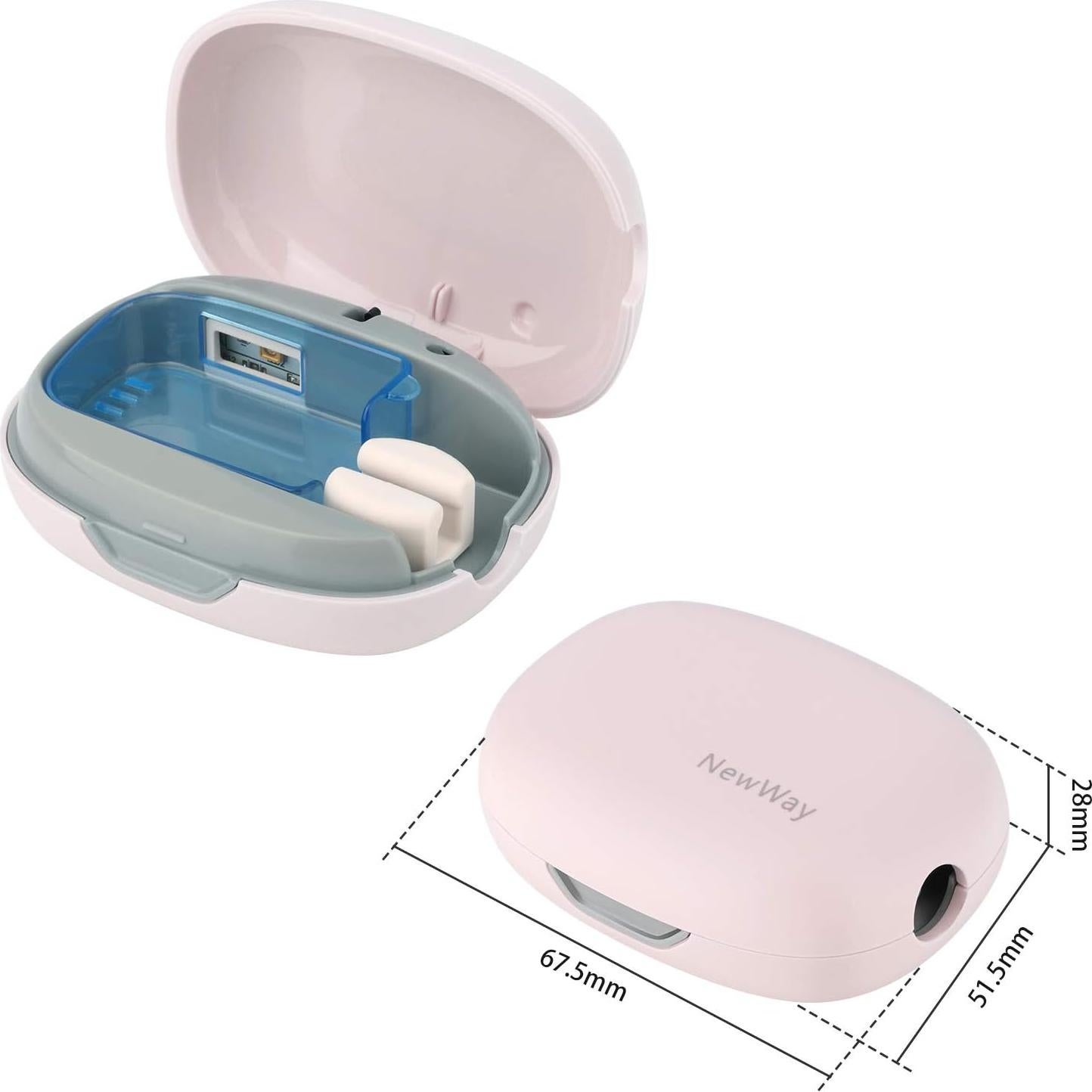 Funda de cepillo de dientes UVC NewWay B-004D rosa