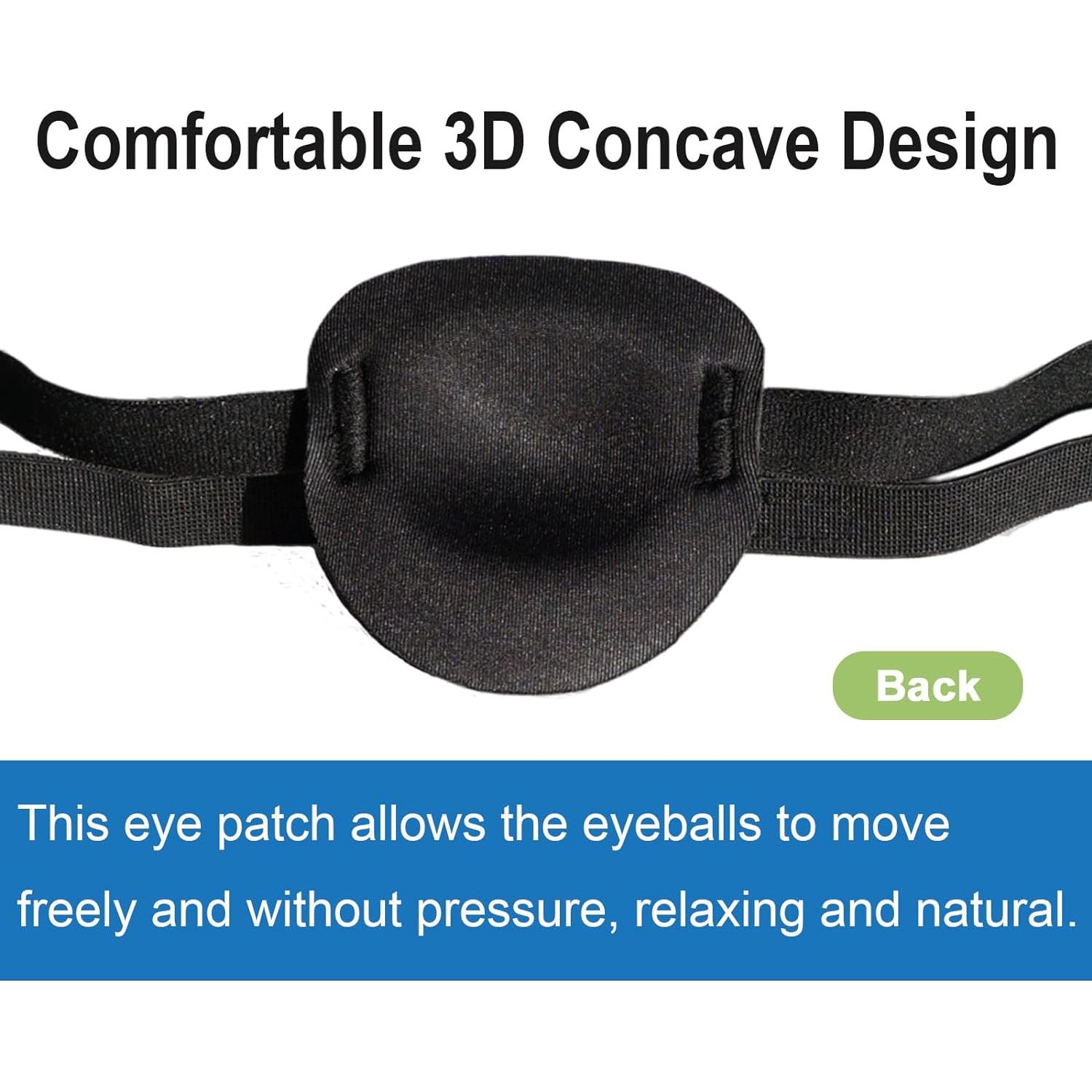 Parche para Ojos RIKEYO 3D Ajustable para Ojo Perezoso