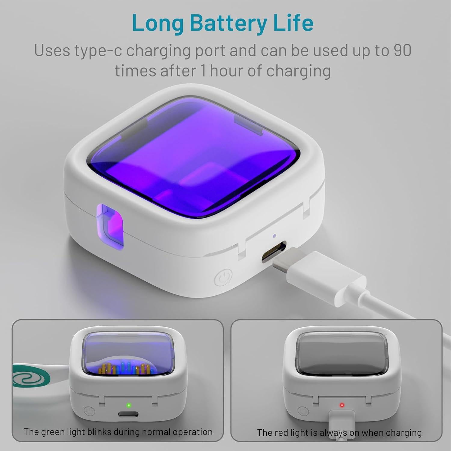 Estuche Limpiador UV StarWin para Cepillos de Dientes - Blanco