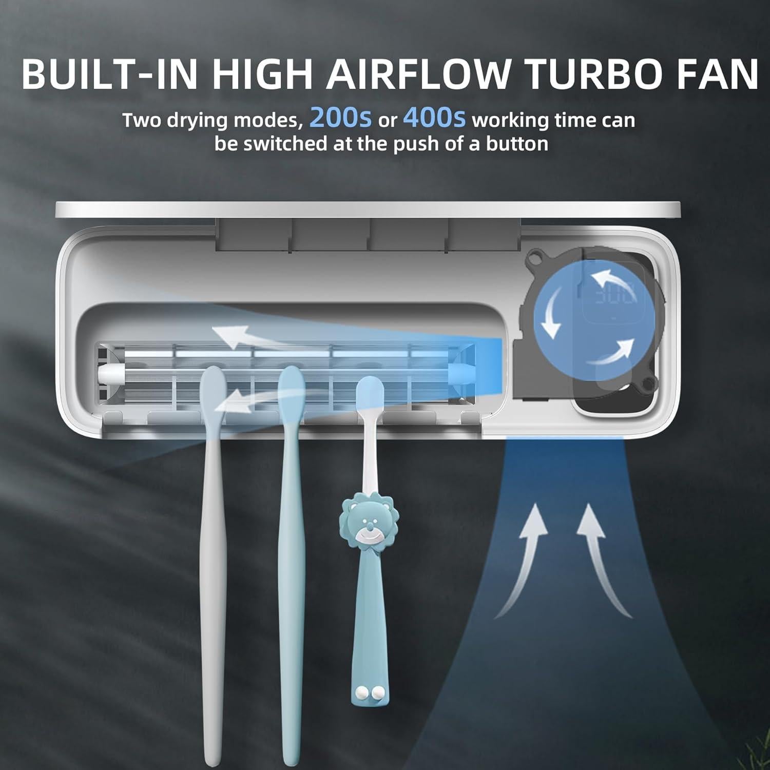 Desinfectante de Cepillos de Dientes UV Luckin Smile 2200mAh