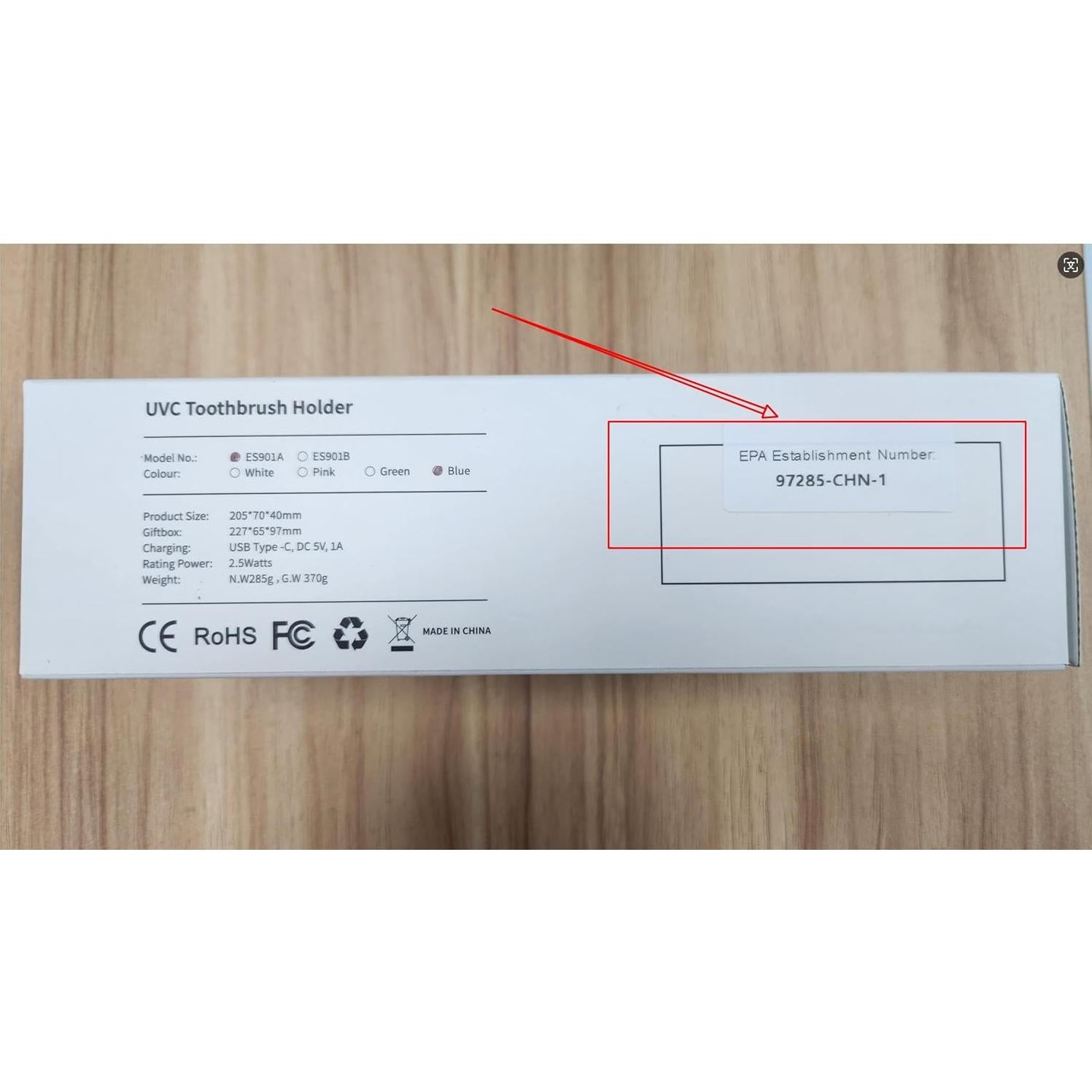 Desinfectante de Cepillos de Dientes UV Luckin Smile 2200mAh