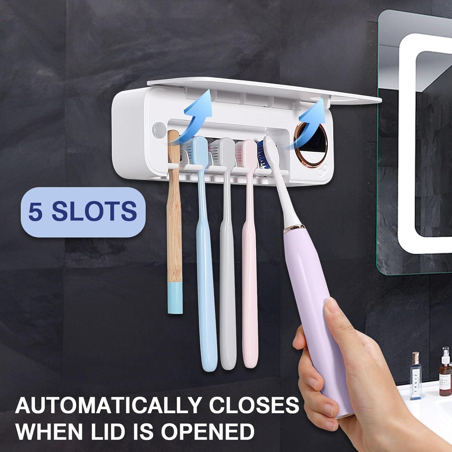 Limpiador de Cepillos de Dientes GFBEBDV Montaje en Pared