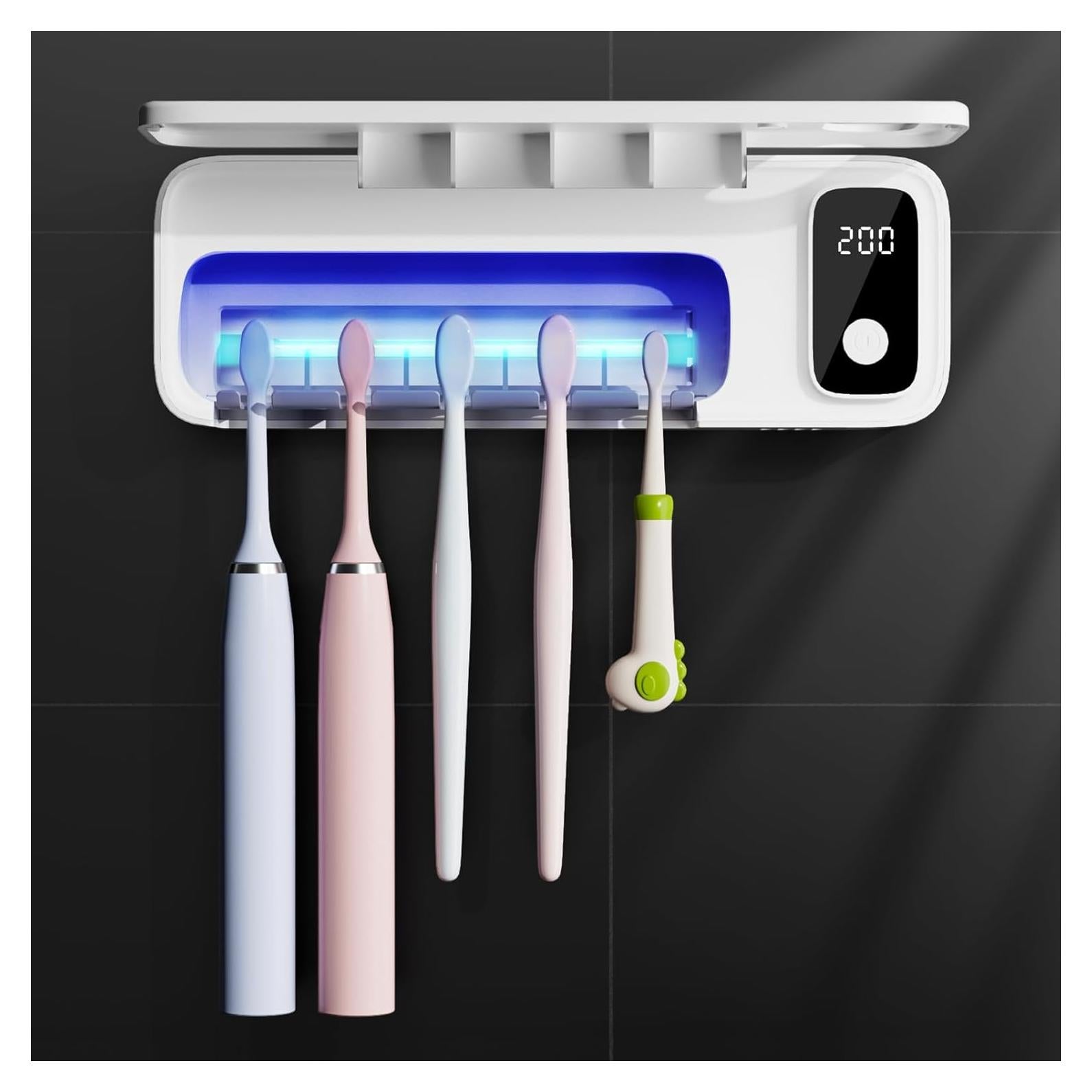 Soporte Desinfectante UV para Cepillos de Dientes Sugar Swan