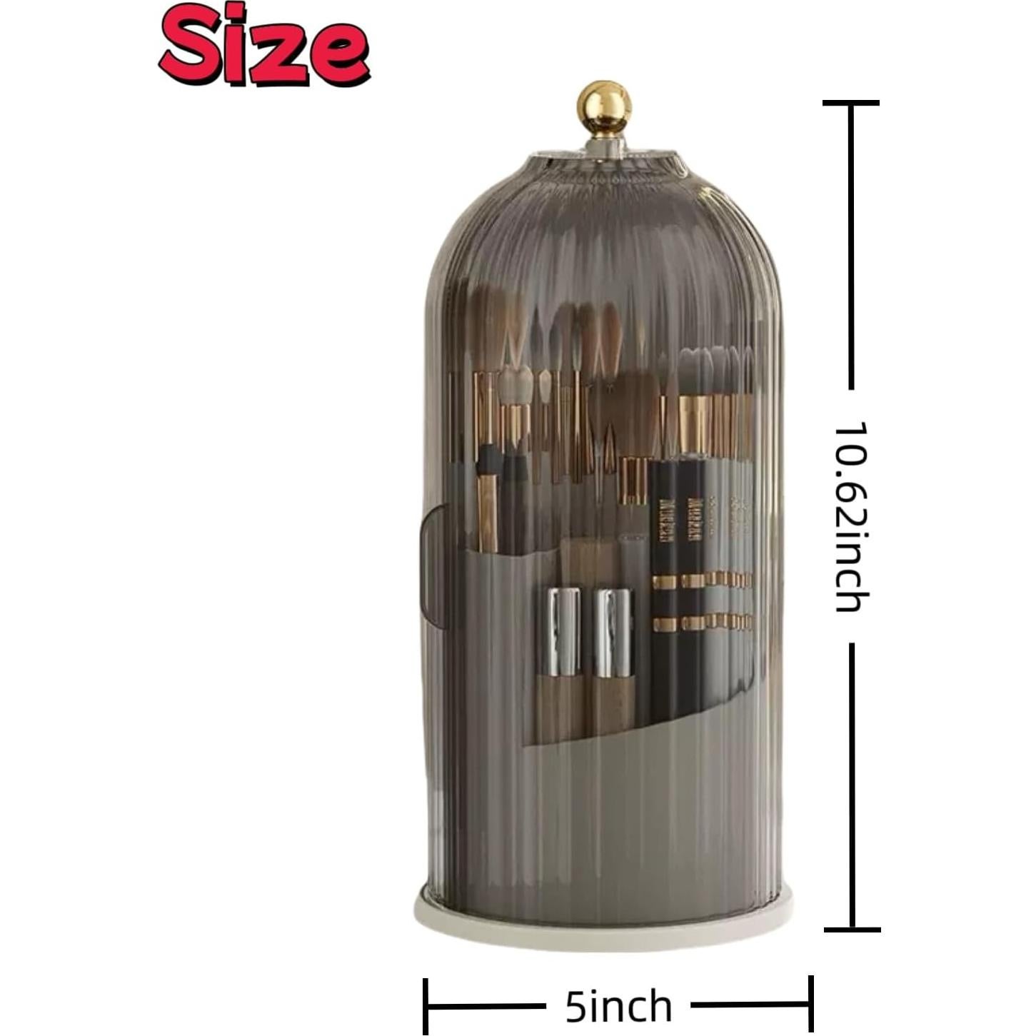 Soporte de Cepillo de Dientes Cubierto Aimery 27 cm Negro