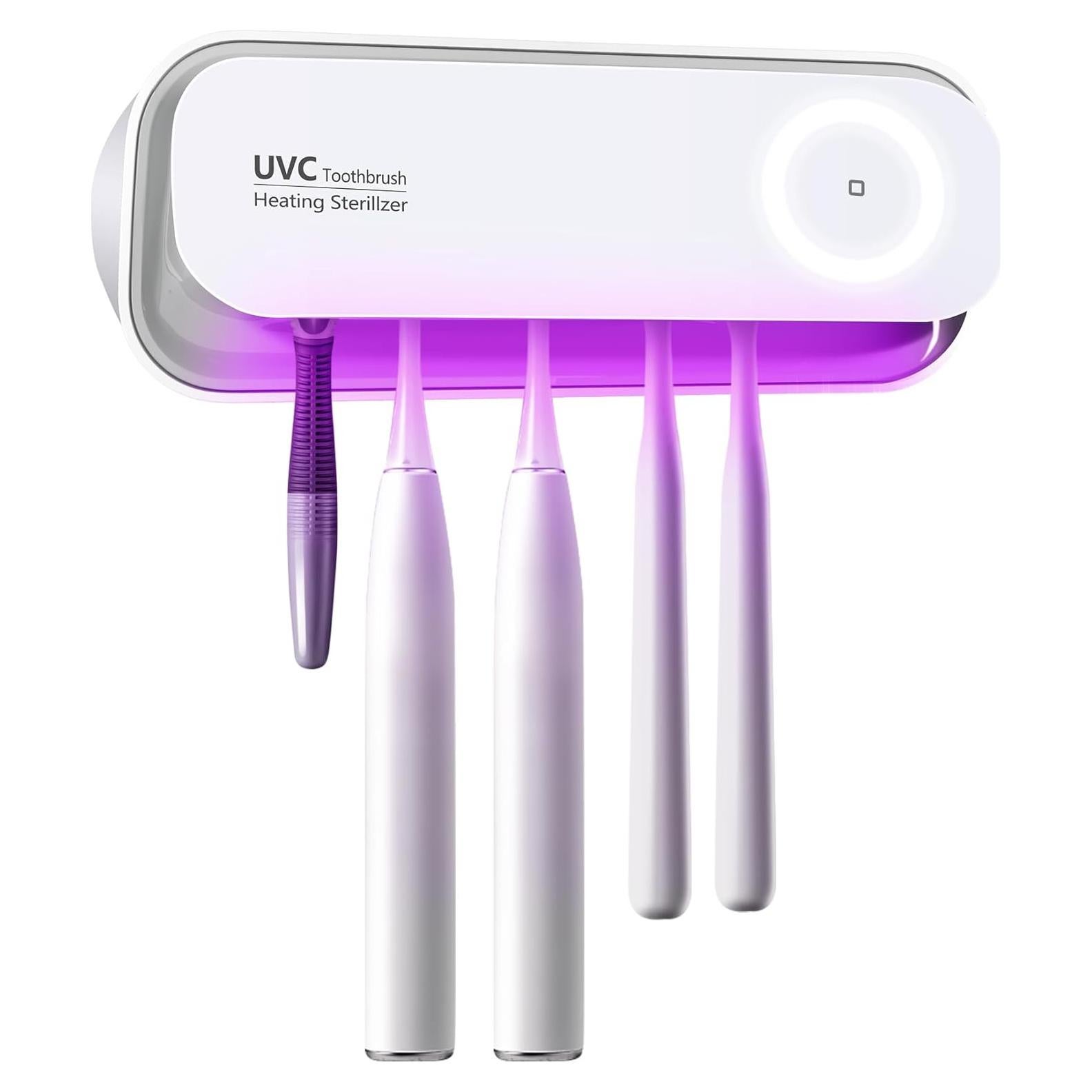 Soporte desinfectante para cepillos de dientes BICUMY 5 ranuras