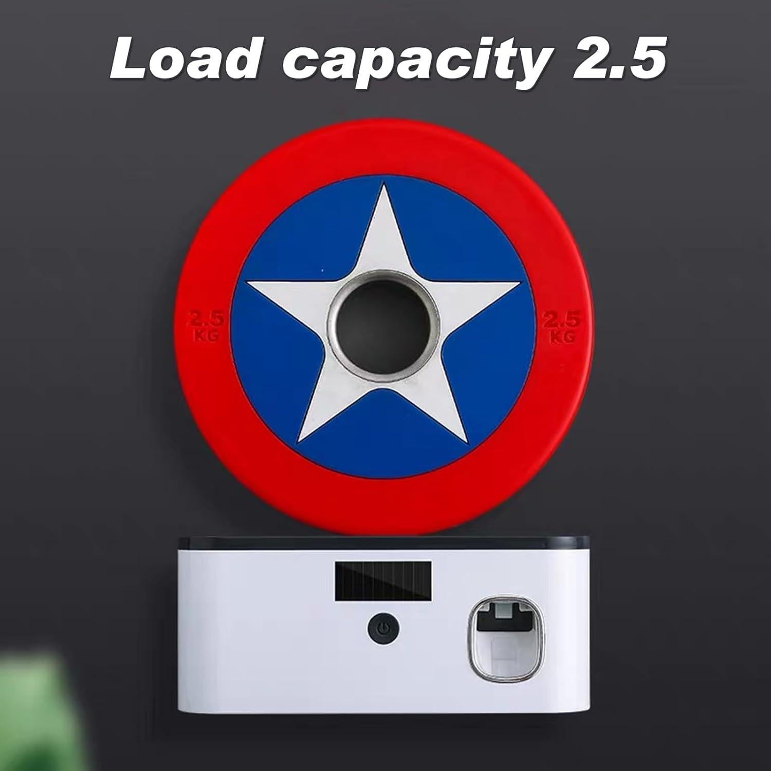 Soporte para Cepillos de Dientes Coniengk 5 Ranuras Montado Pared