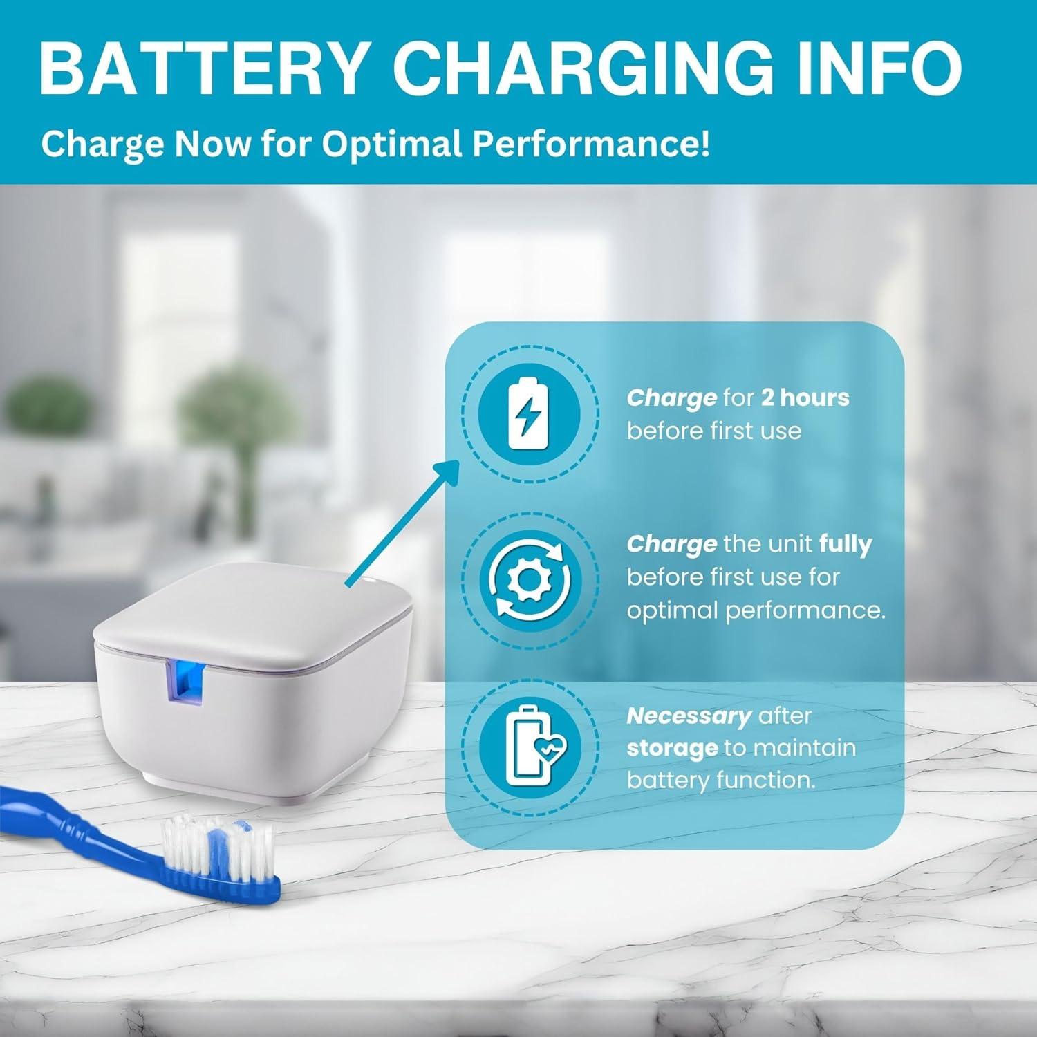 Desinfectante de Cepillos de Dientes Tool Klean UVC - Portátil