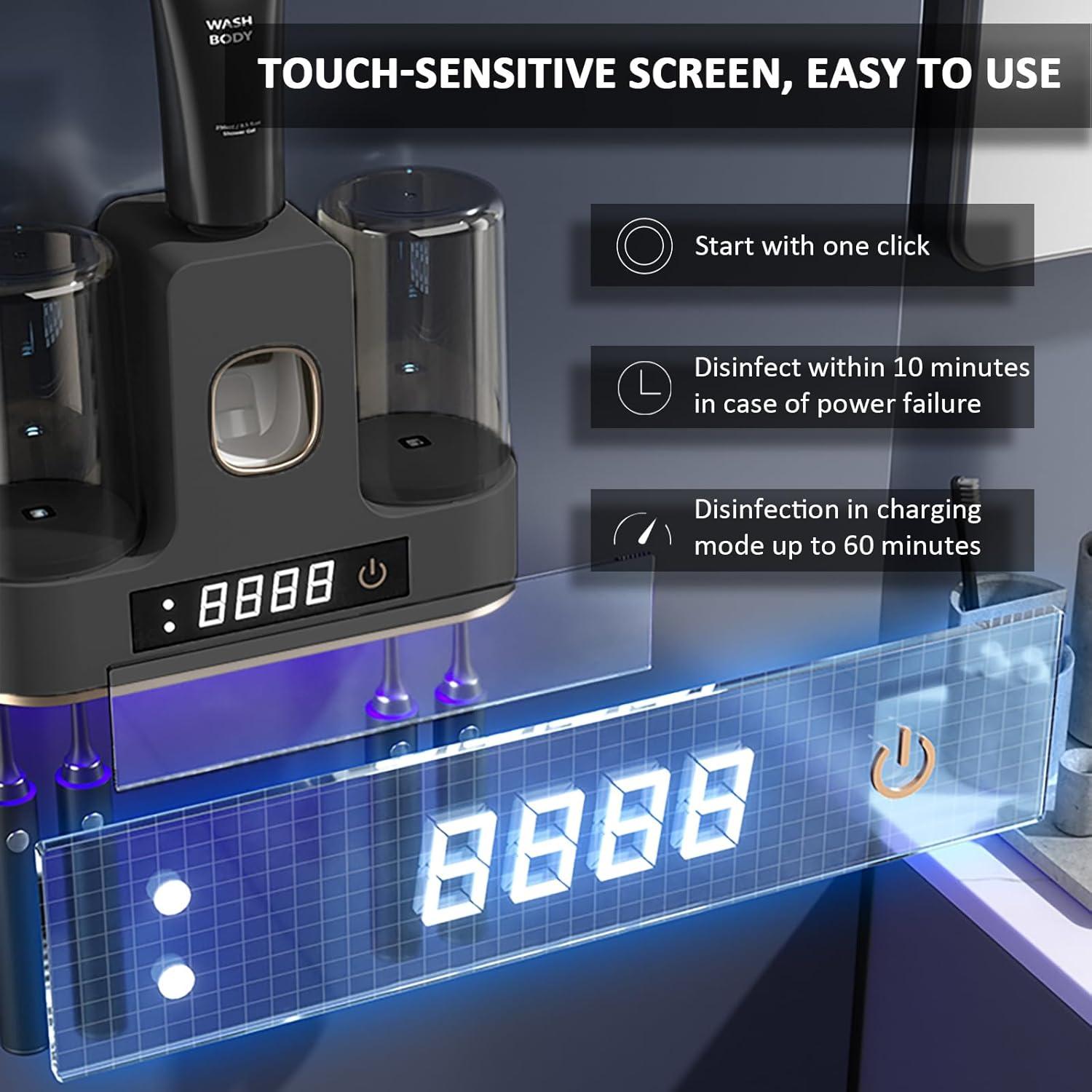 Soporte desinfectante para cepillos DNEXIMG RA con LED
