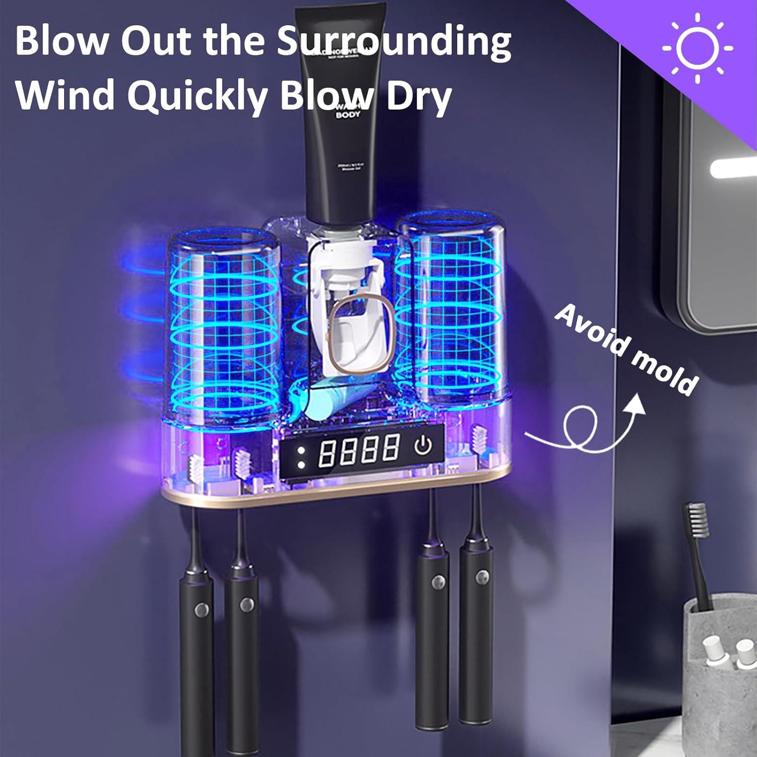 Soporte desinfectante para cepillos DNEXIMG RA con LED