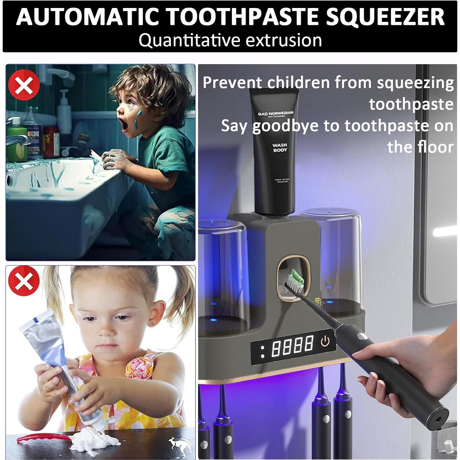 Soporte desinfectante para cepillos DNEXIMG RA con LED