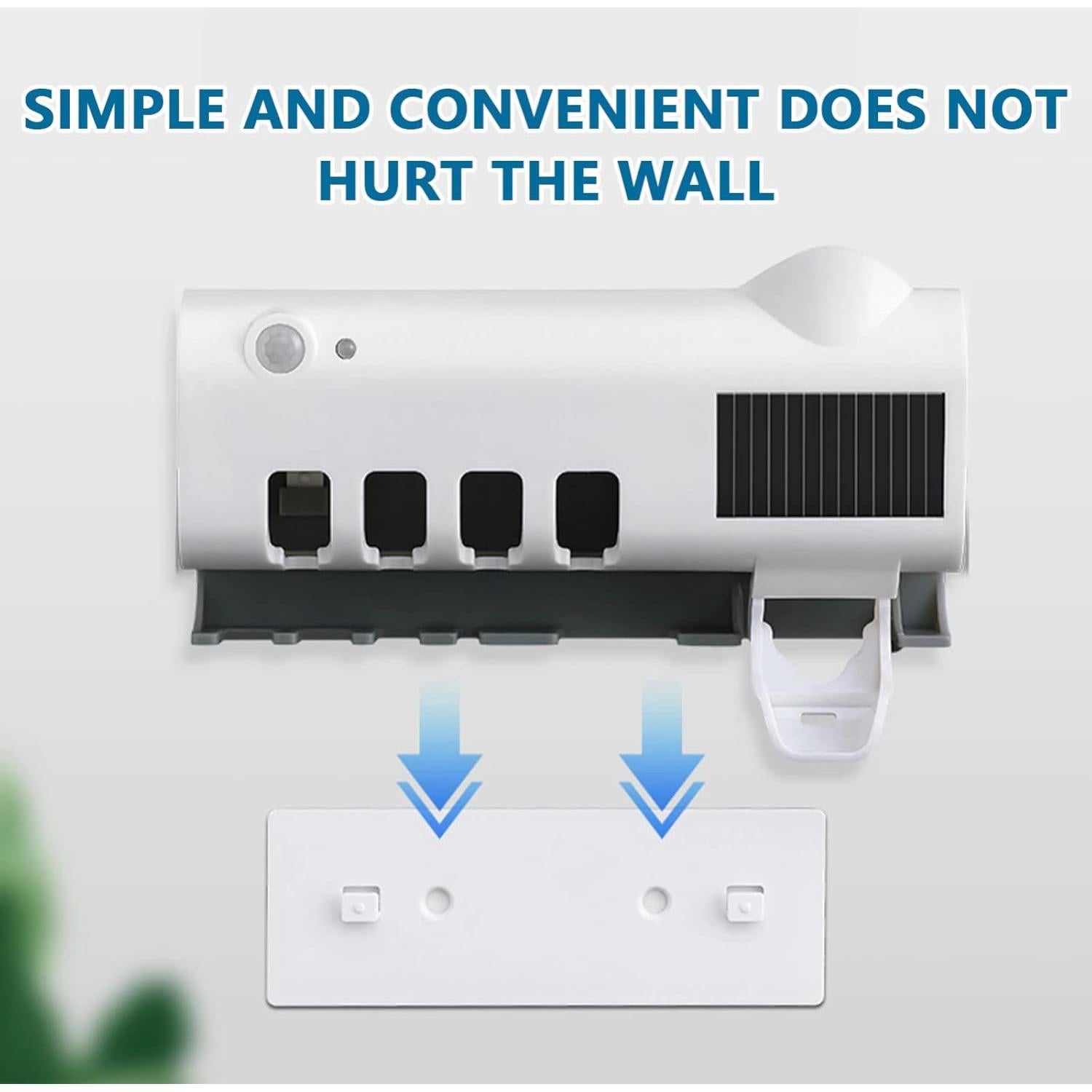 Soporte para Cepillos de Dientes con Luz UV LA PARTE PERFECTA