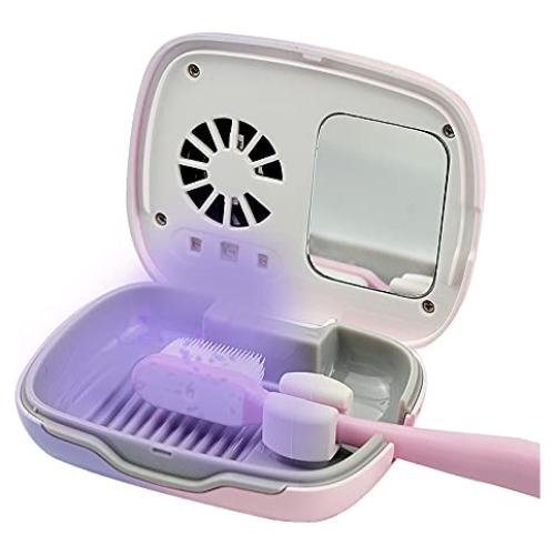 Funda de cepillo de dientes UV Impressive Smile Rosado