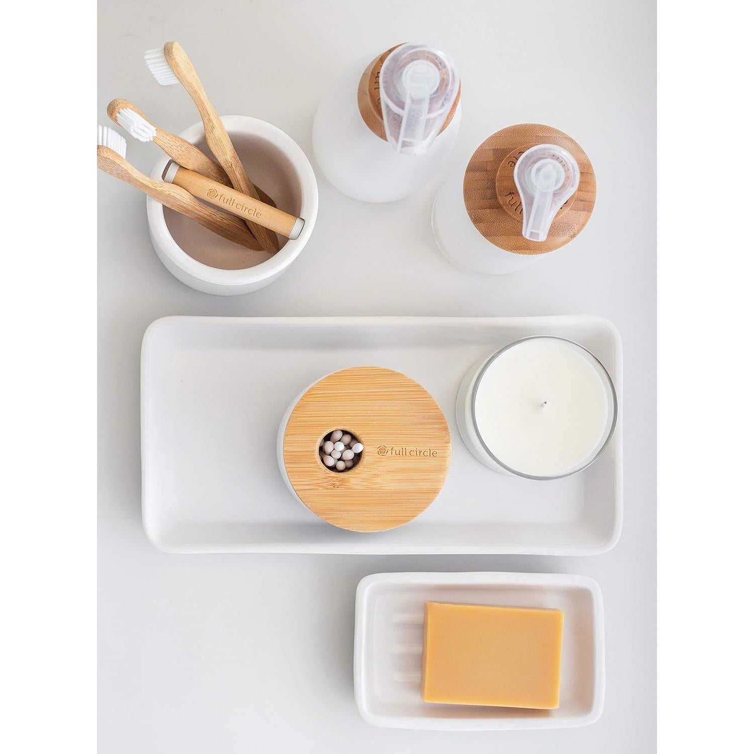 Soporte para Cepillos de Dientes Full Circle Keep It Clean