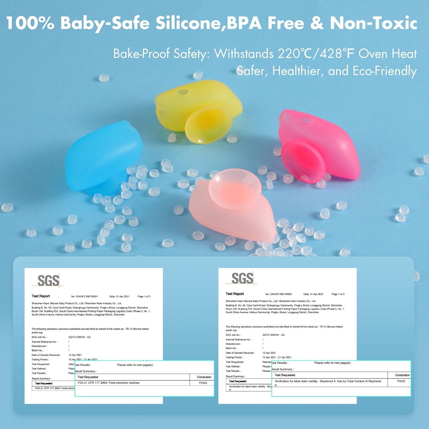 Cubiertas de Cepillo de Dientes Silicona Muslish 4 Piezas Azul