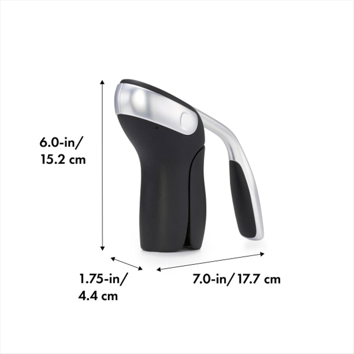 Sacacorchos OXO Vertical con Cortador de Aluminio 19.3cm