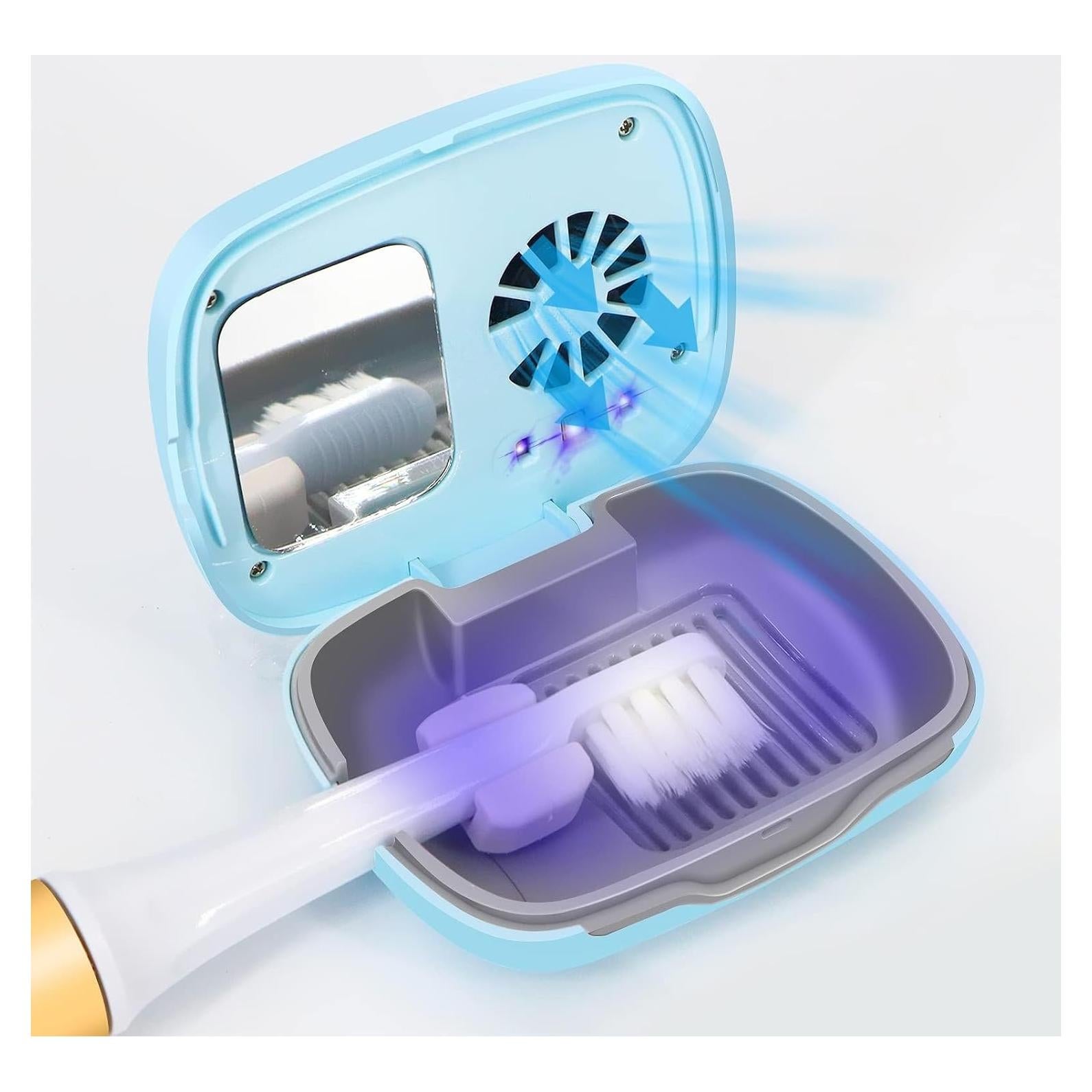 Funda de Viaje para Cepillo de Dientes Becoolpet Azul