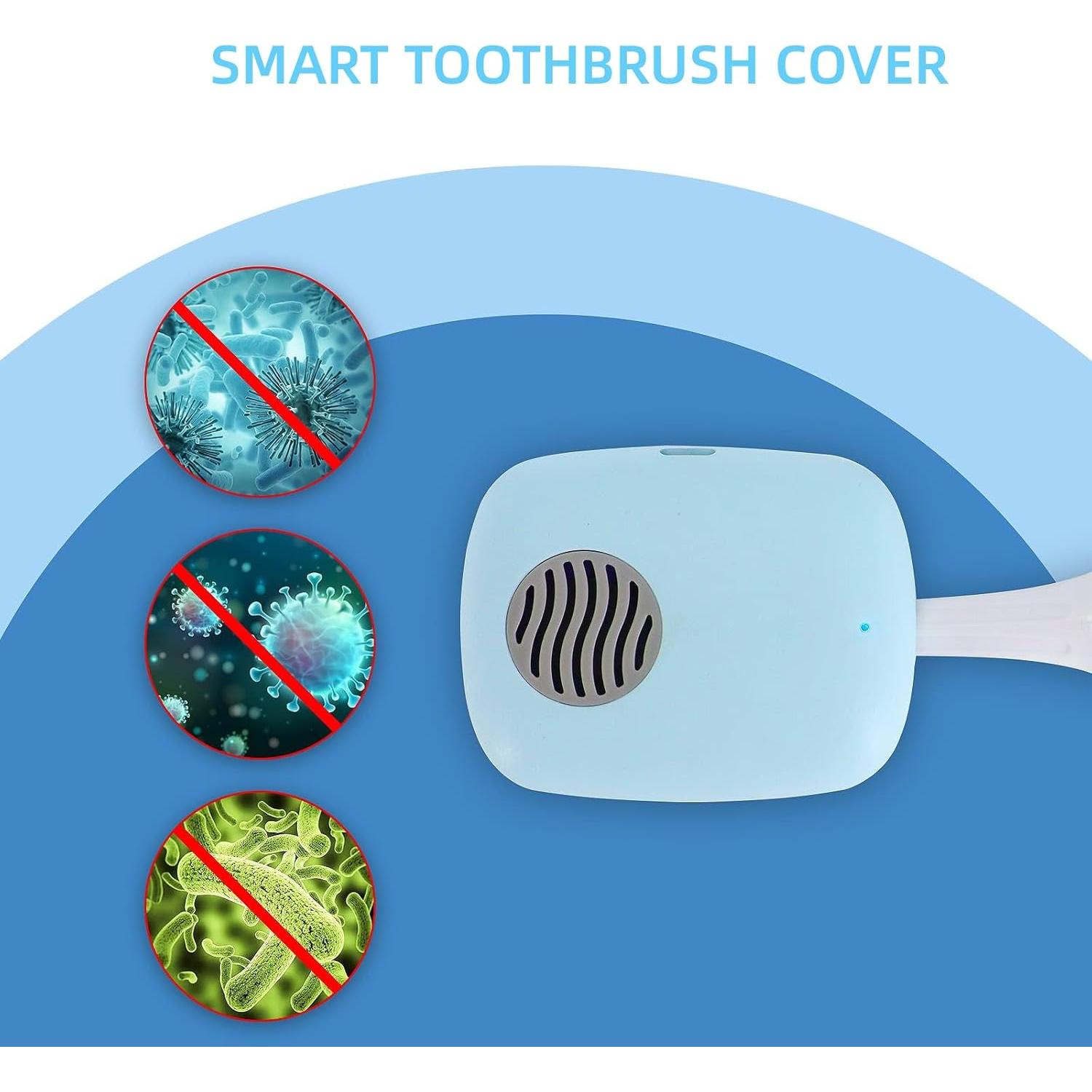 Funda de Viaje para Cepillo de Dientes Becoolpet Azul