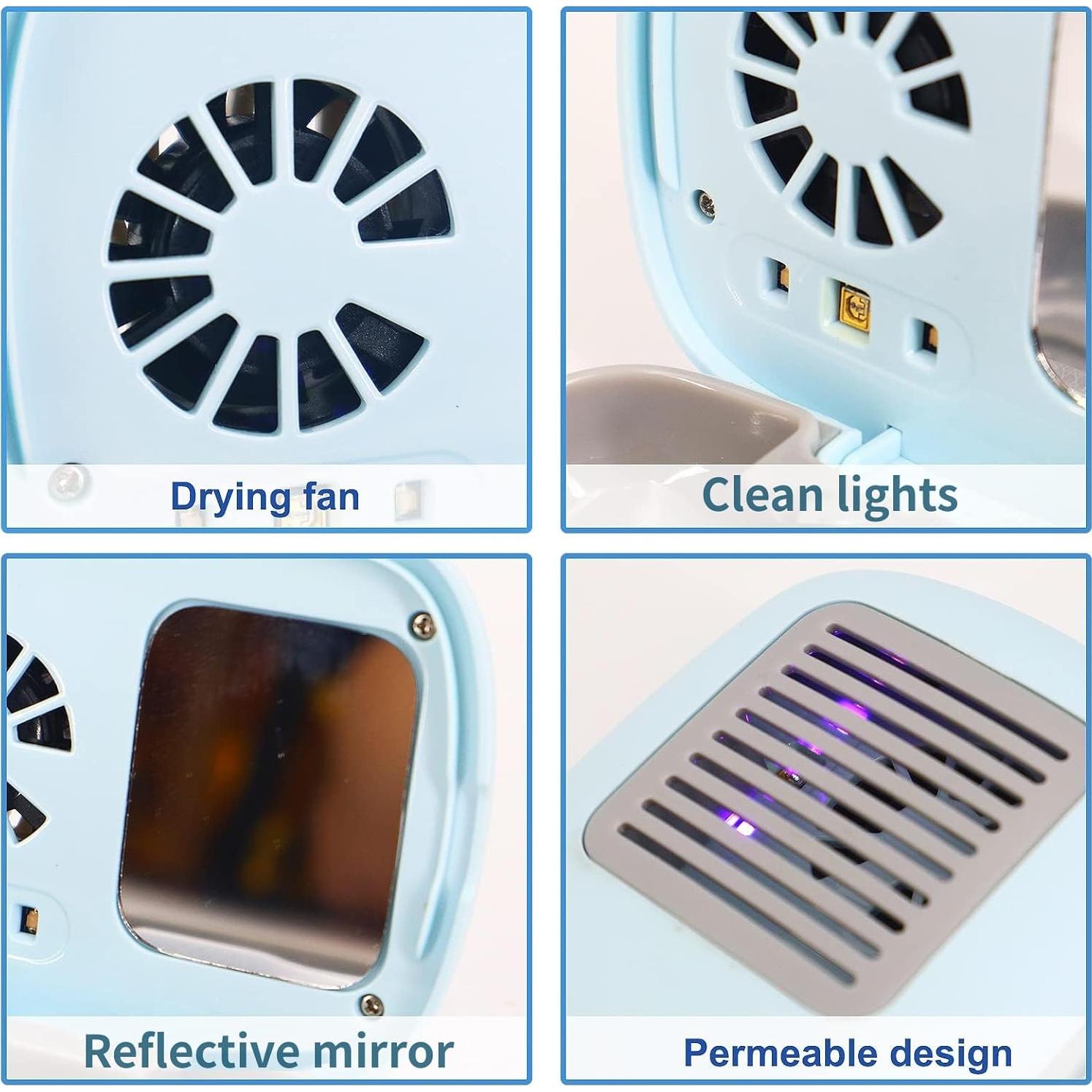 Funda de Viaje para Cepillo de Dientes Becoolpet Azul