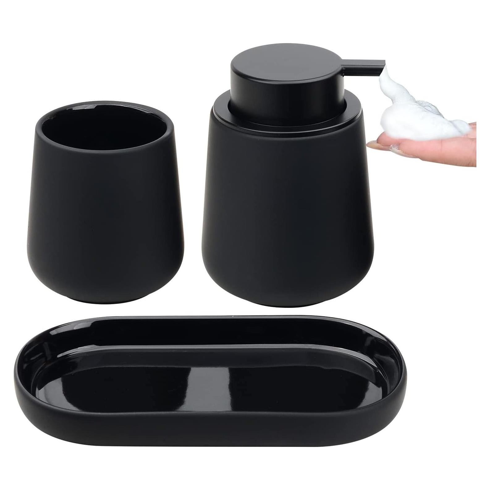 Juego de Accesorios de Baño Cerámica BosilunLife 3 Piezas