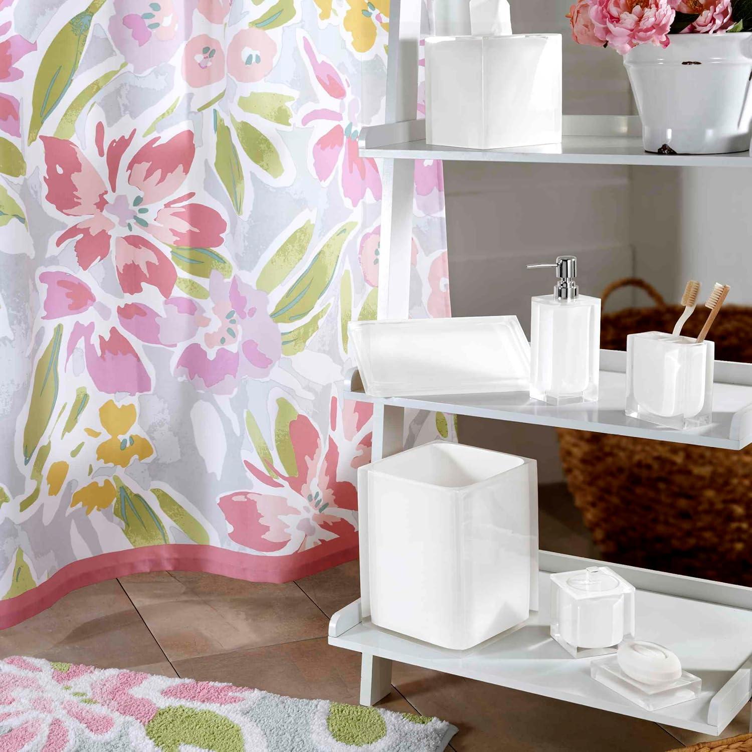 Juego de Accesorios de Baño IZOD 2 Piezas Resina Blanca