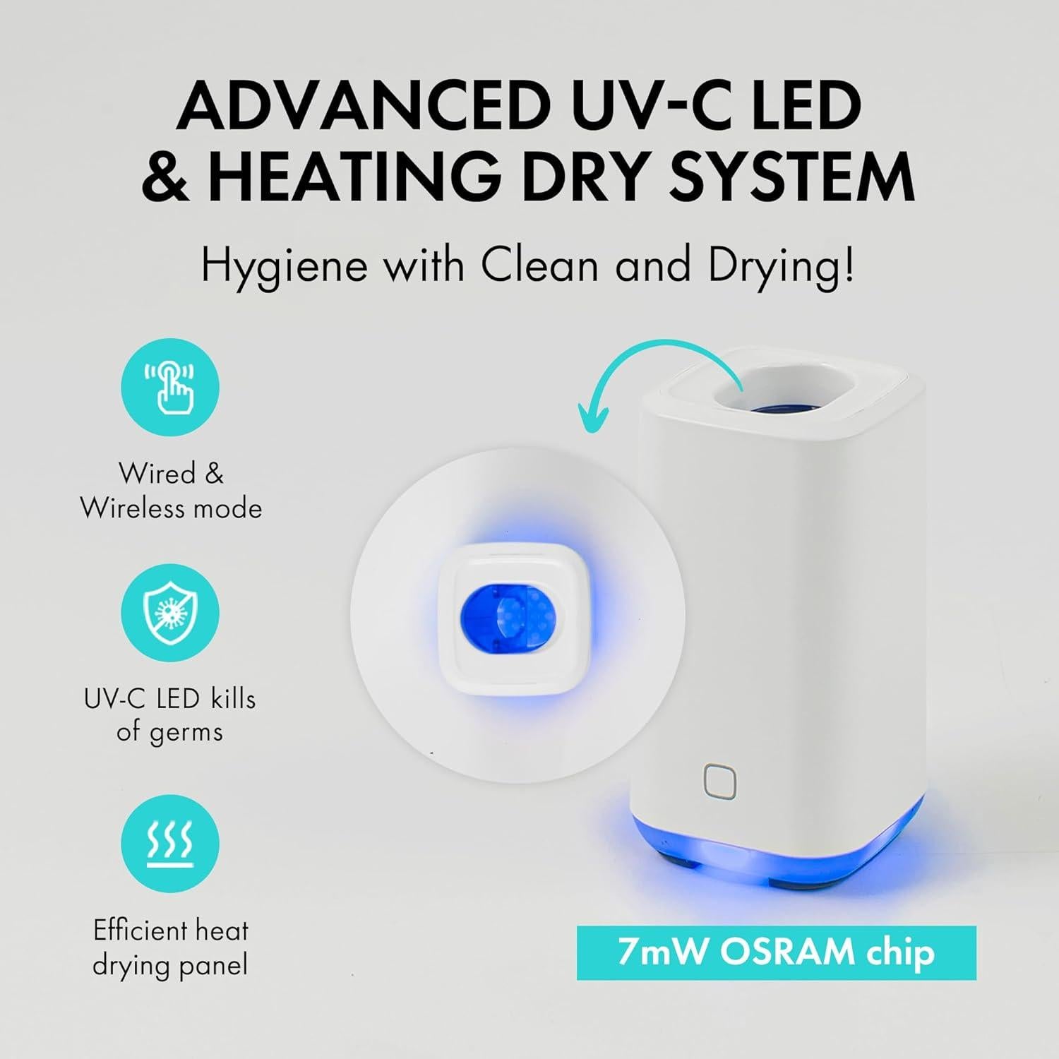 Soporte de Cepillo de Dientes UV-C LINK L-S201 Blanco