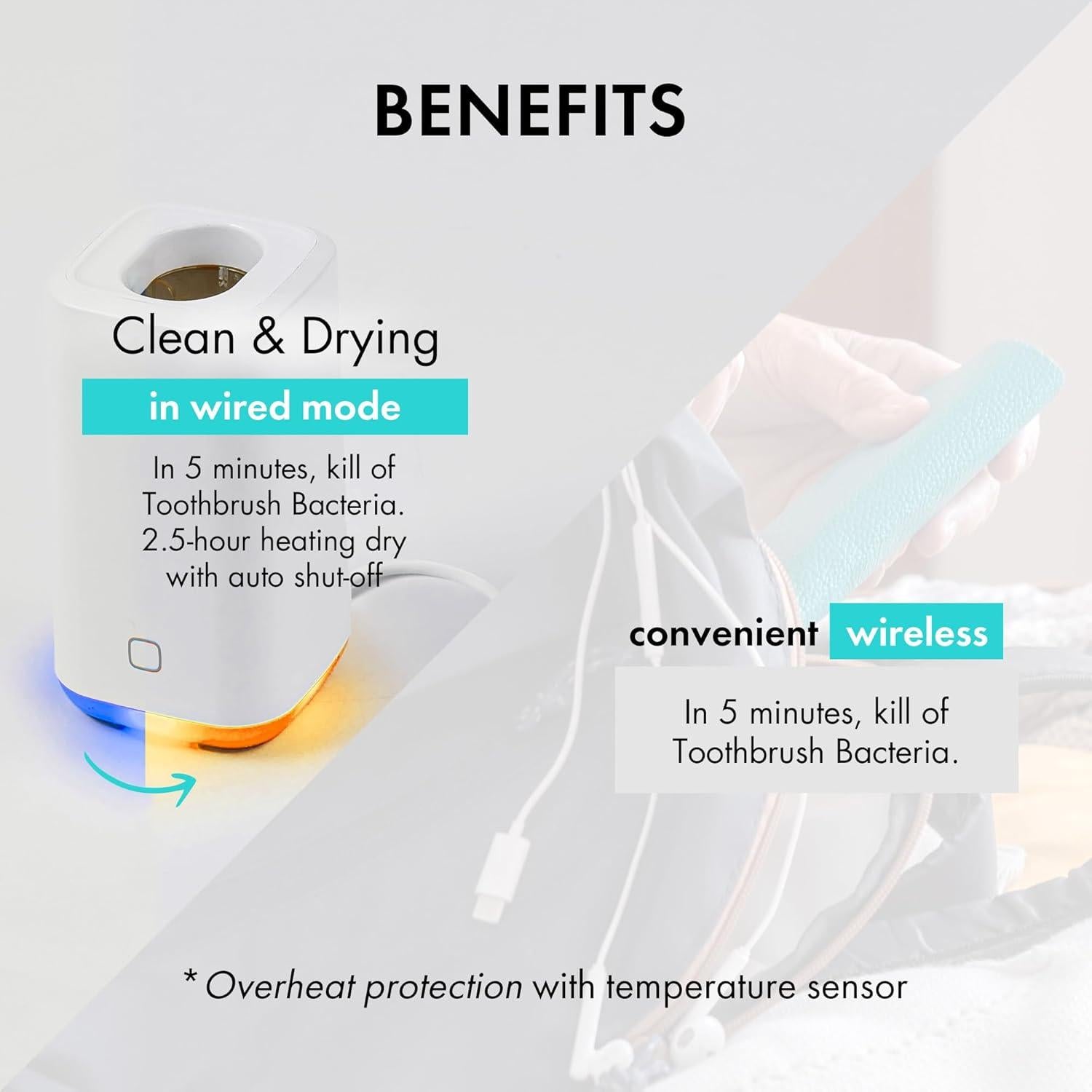 Soporte de Cepillo de Dientes UV-C LINK L-S201 Blanco