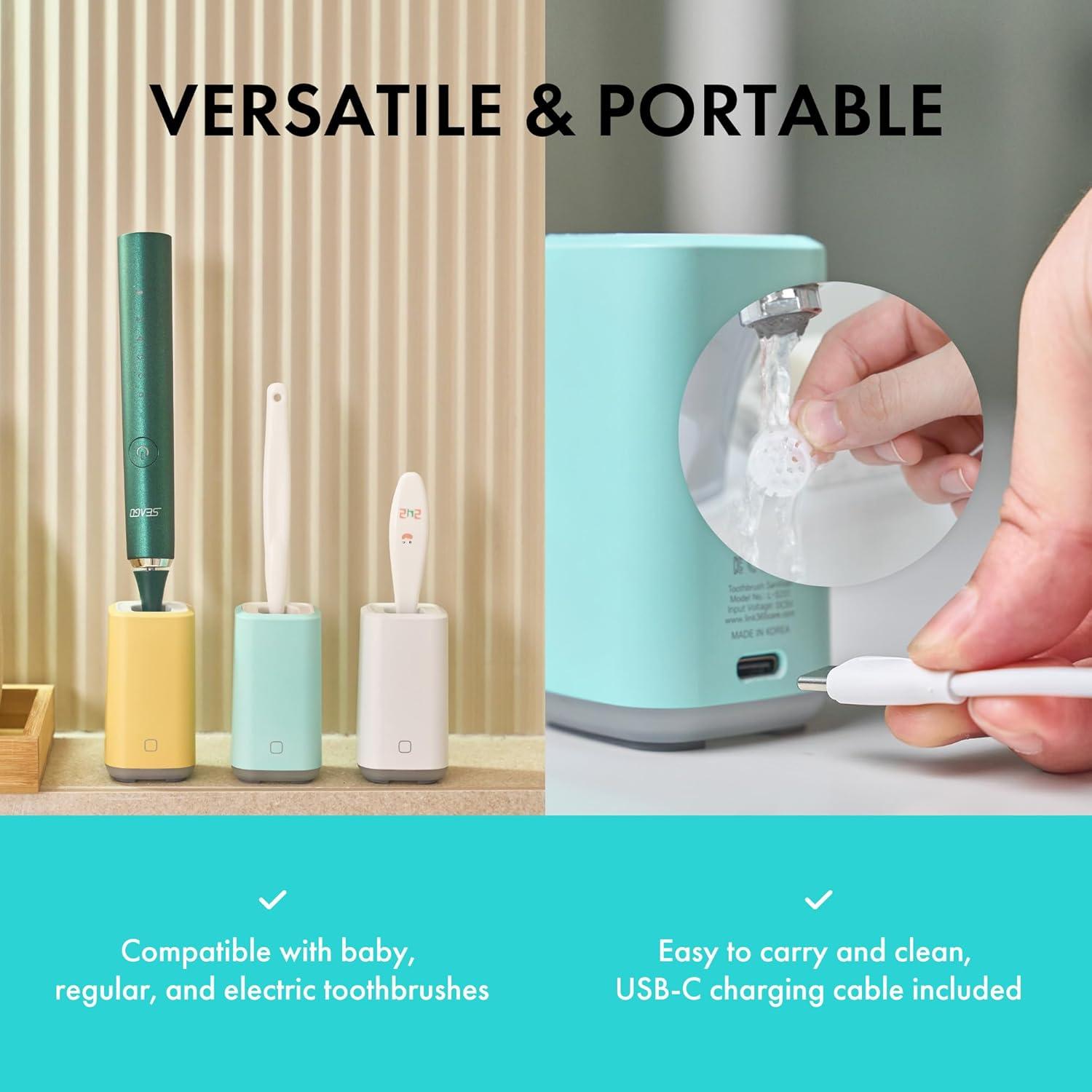 Soporte de Cepillo de Dientes UV-C LINK L-S201 Blanco