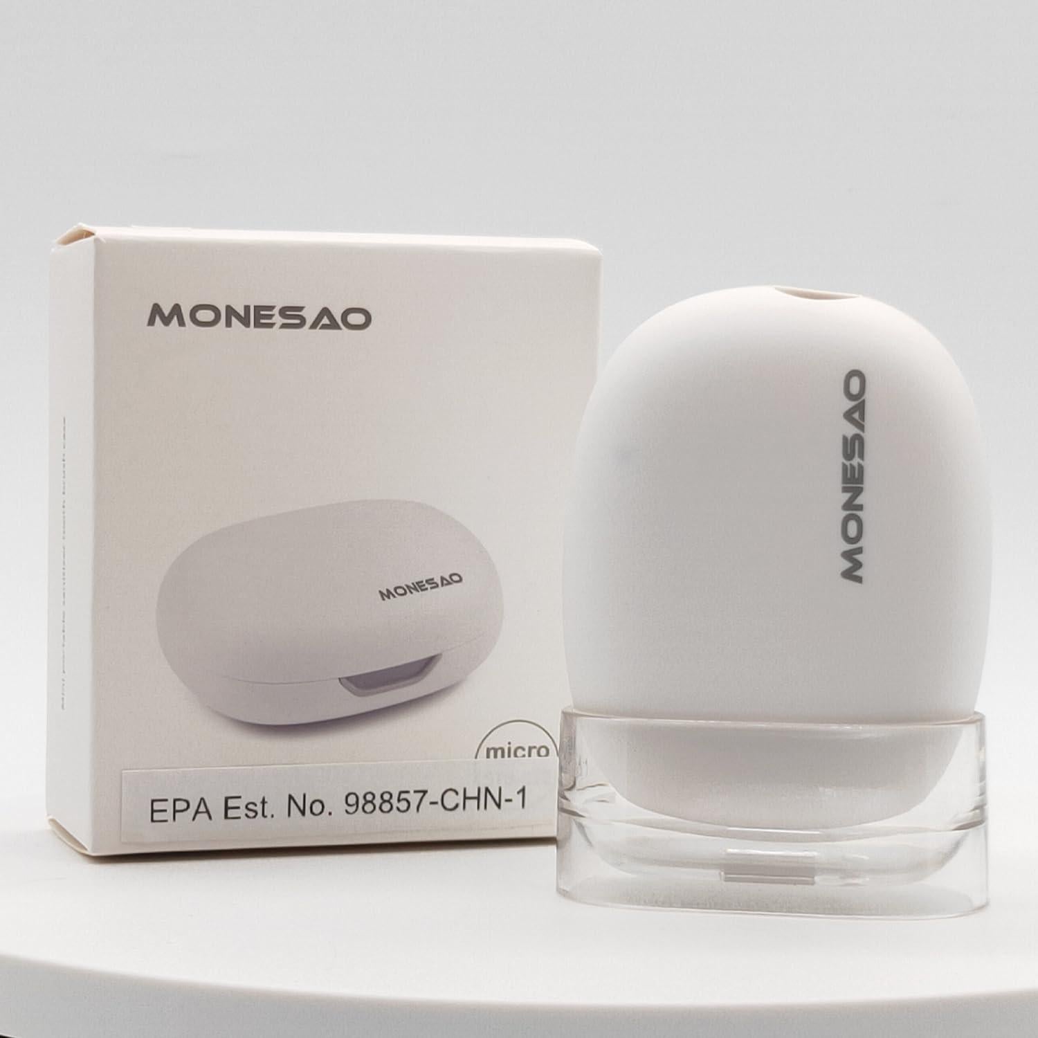 Estuche Limpiador para Cepillos de Dientes MONESAO Azul/Blanco