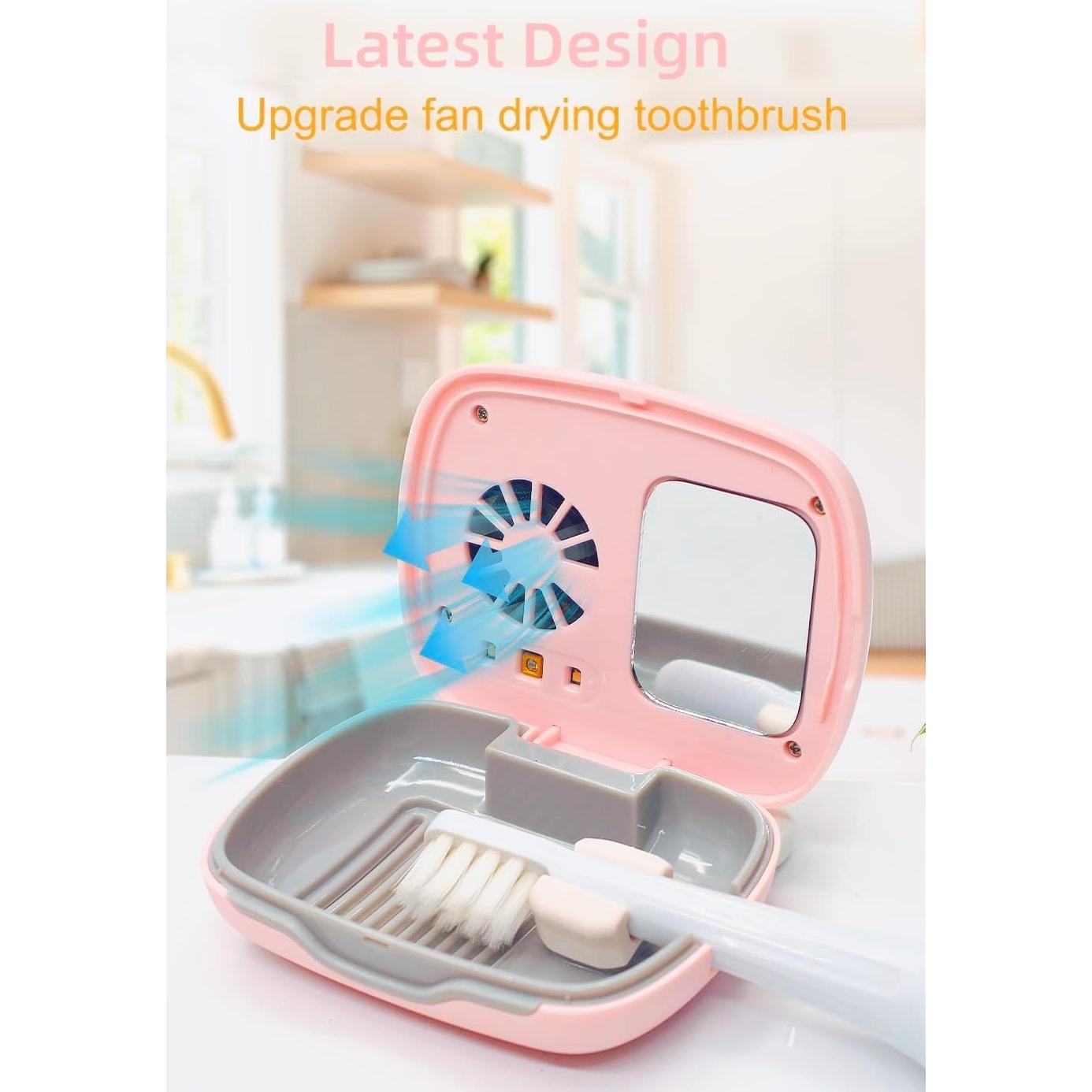 Estuche de Cepillo de Dientes Portátil Genérico con Secado LED