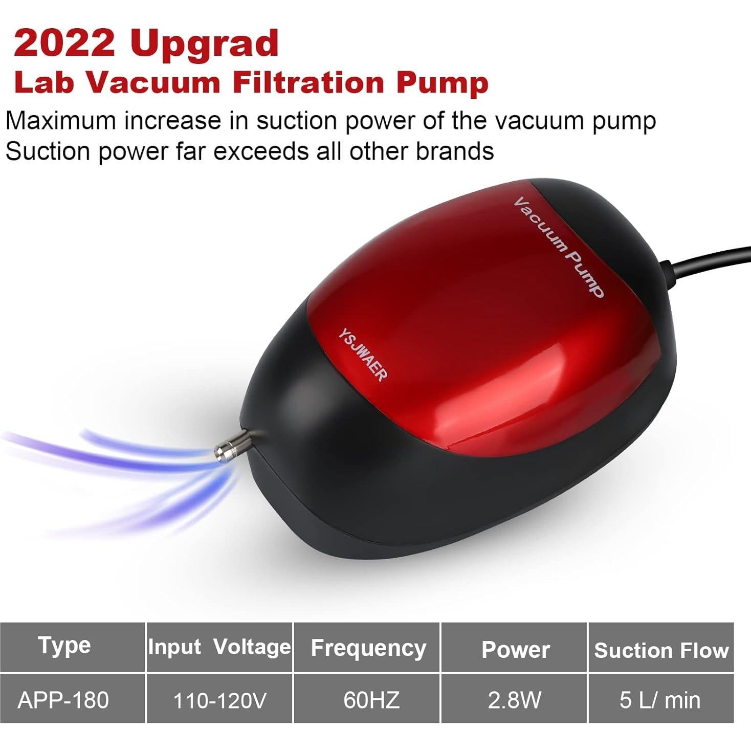 Bomba de Filtración al Vacío YSJWAER - Kit de Destilación