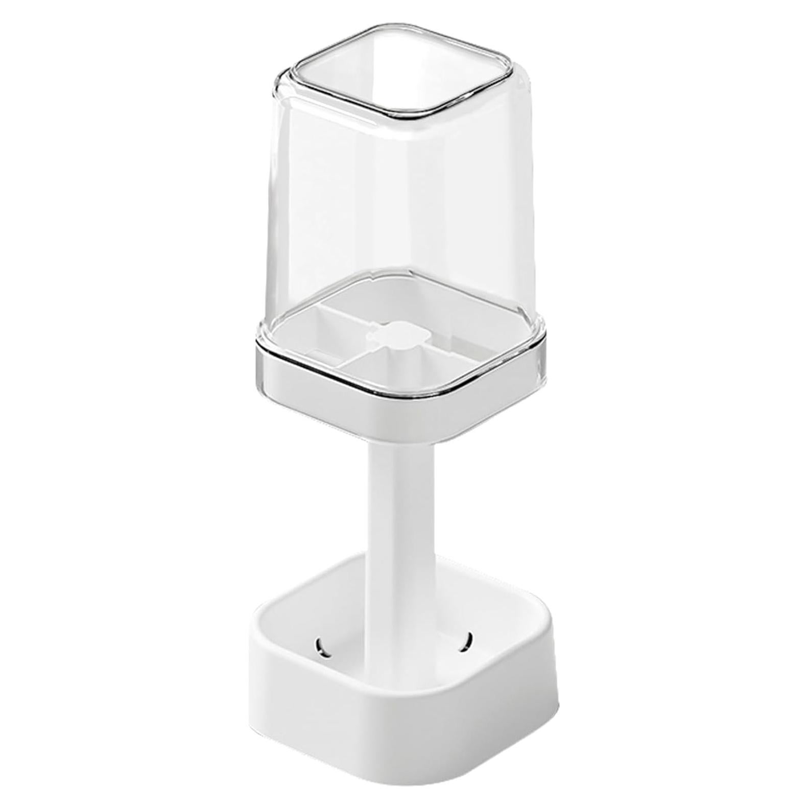 Soporte para Cepillos de Dientes Nayubo Blanco 3 Compartimentos