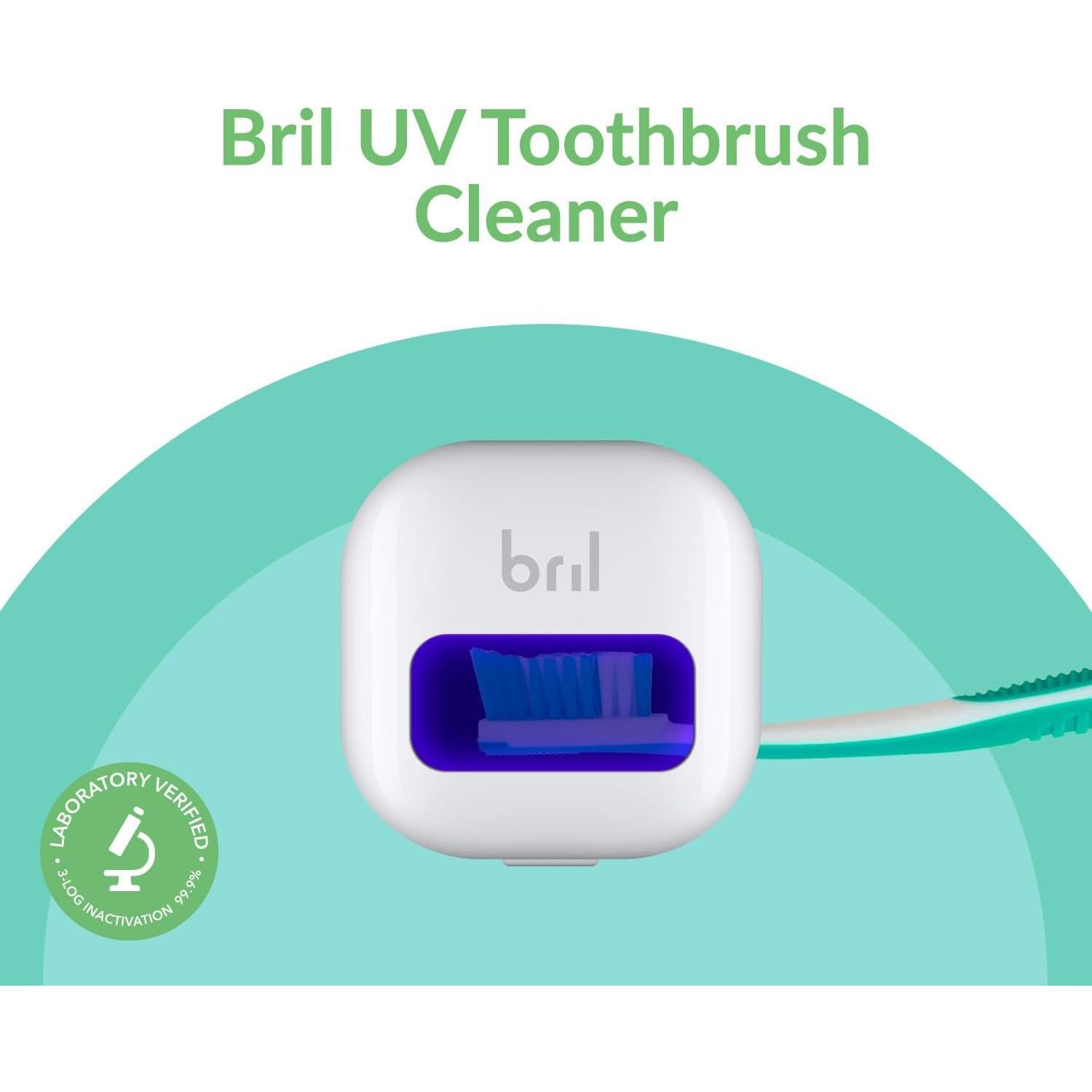 Limpiador de Cepillos de Dientes UV-C Bril, 8 Piezas, Portátil