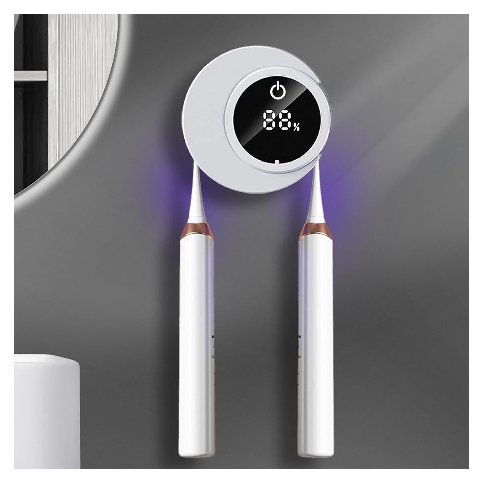 Soporte Inteligente para Cepillos de Dientes Wekity Blanco