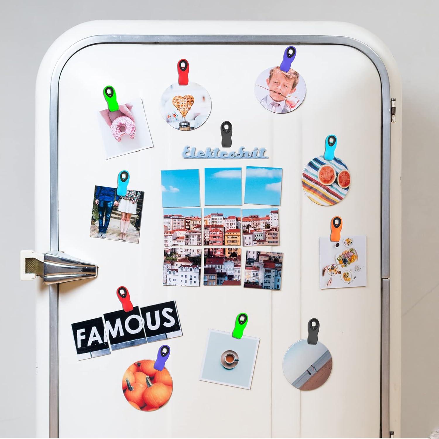 Clips Magnéticos VNDUEEY 12 Piezas Multicolor para Comida