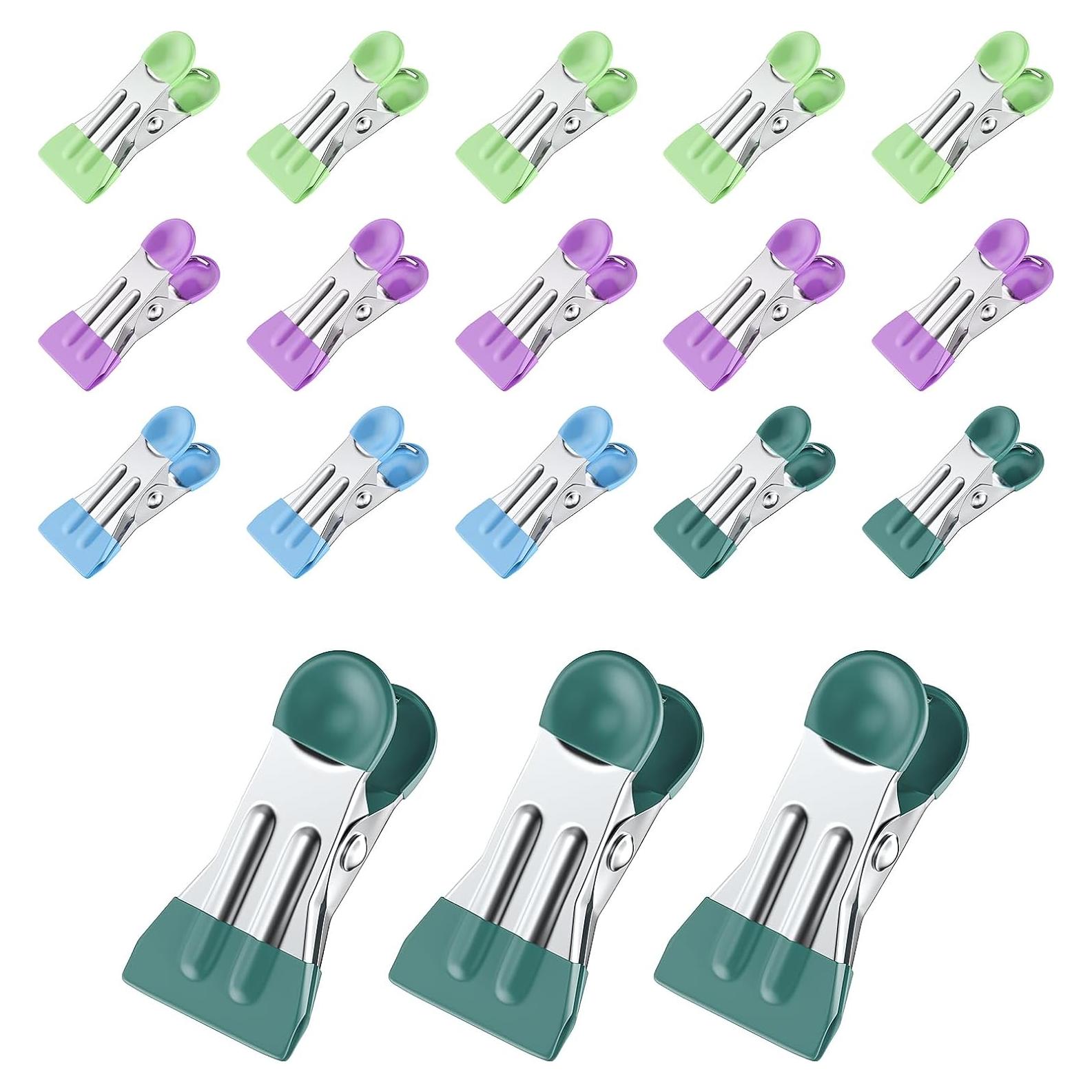 Pinzas para Ropa FXJHUDH 20 Pcs Acero Inoxidable 5.51 cm