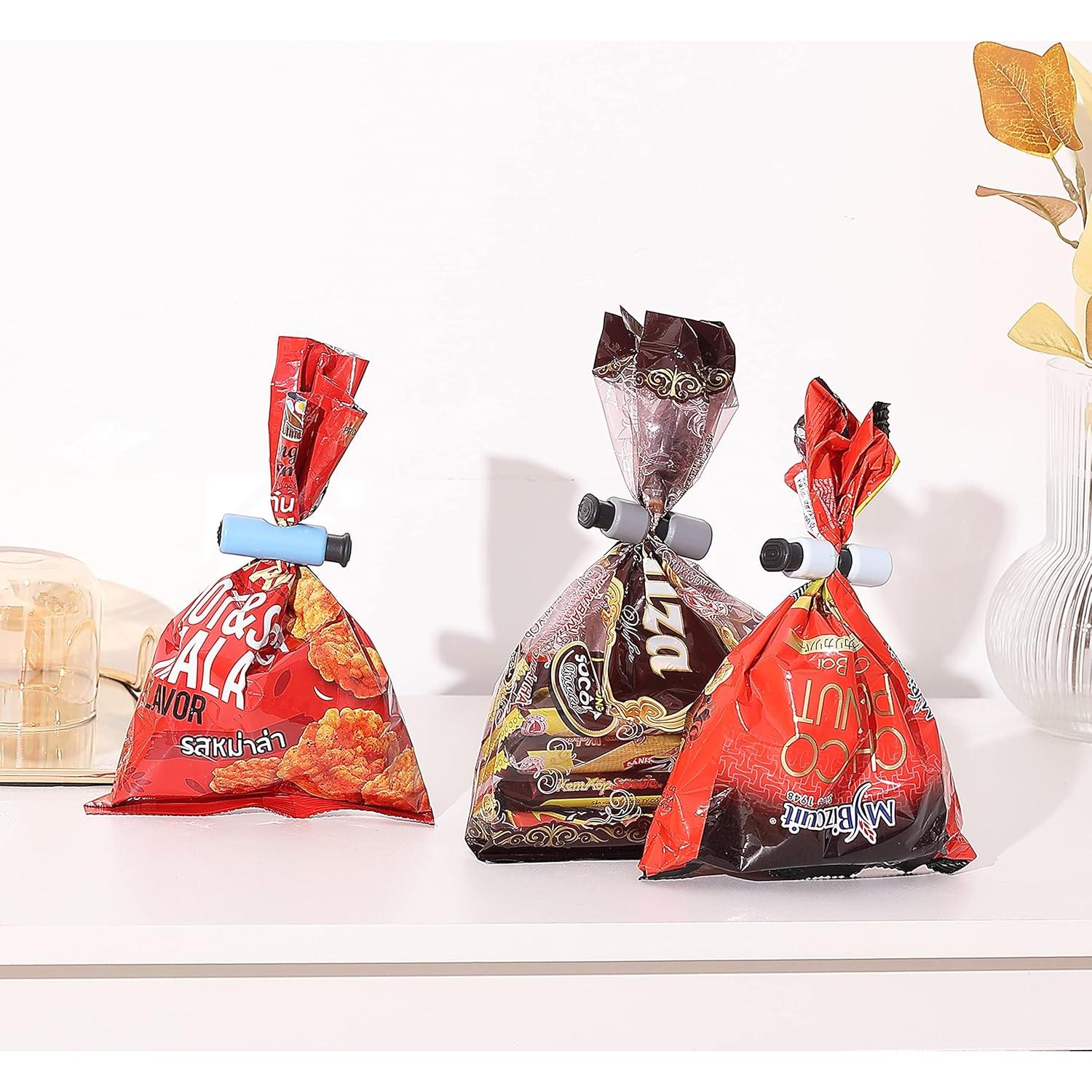 Clips para bolsas de pan Mr. Pen - 8 paquetes multicolor