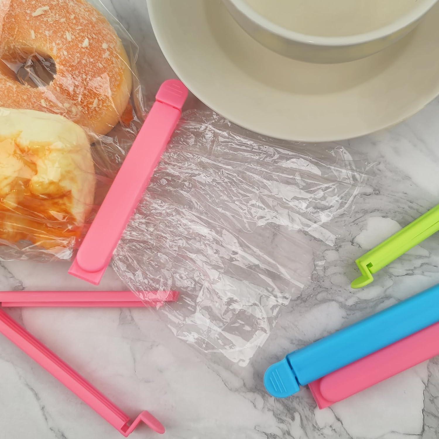 Set de 12 Clips de Bolsa Coloridos YOLCAR - 3 Tamaños