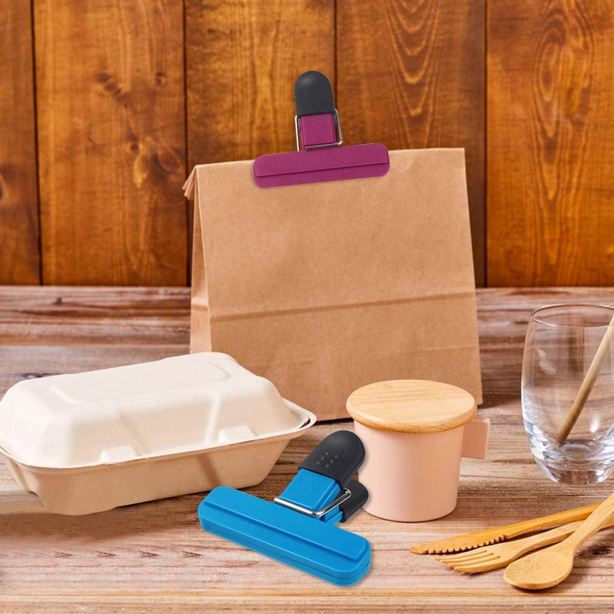 Paquete de 6 Clips Selladores de Alimentos TKYPZY - Colores Variados