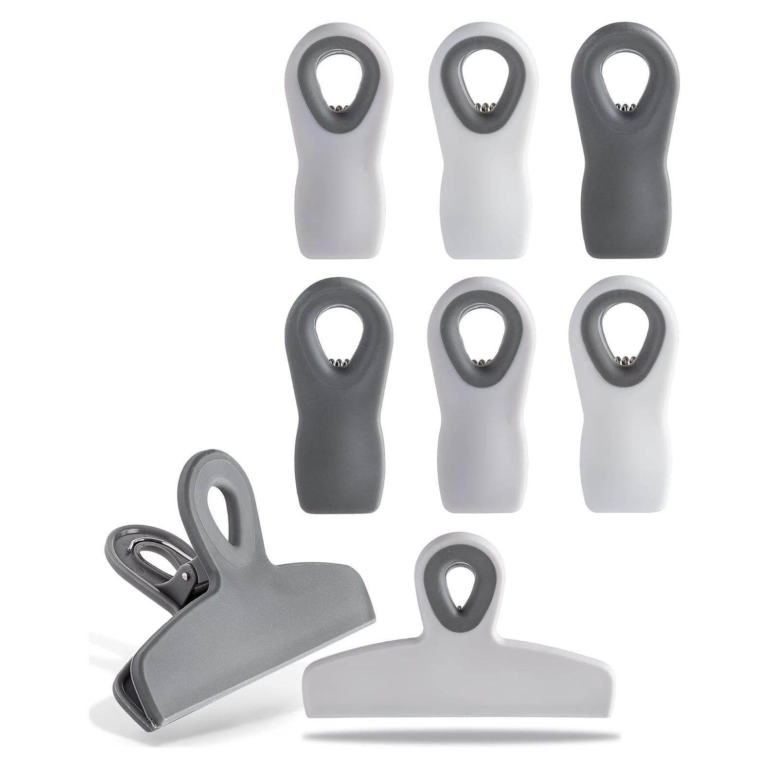 Clips para Bolsas Cook with Color Ombre Gris - Paquete de 8