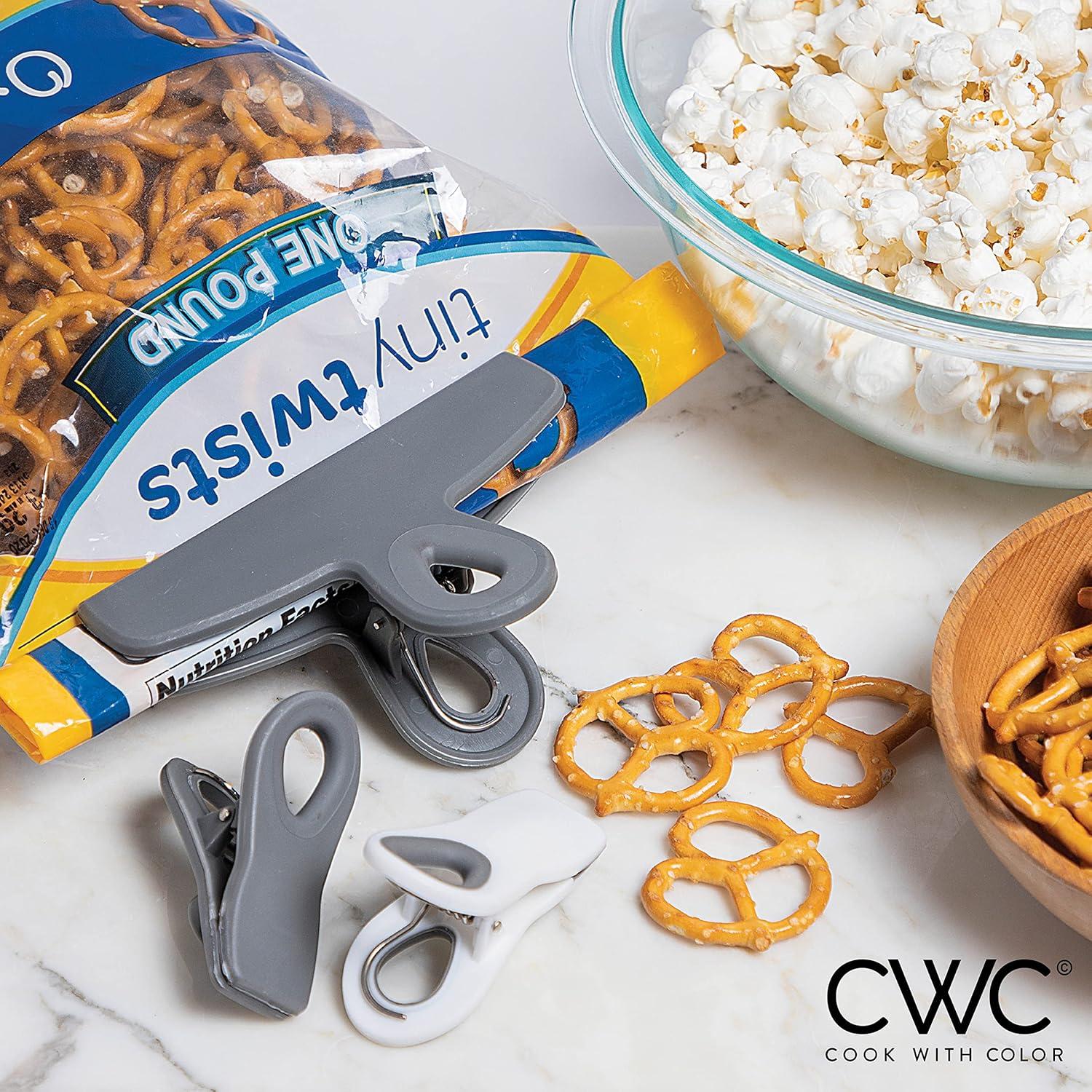 Clips para Bolsas Cook with Color Ombre Gris - Paquete de 8