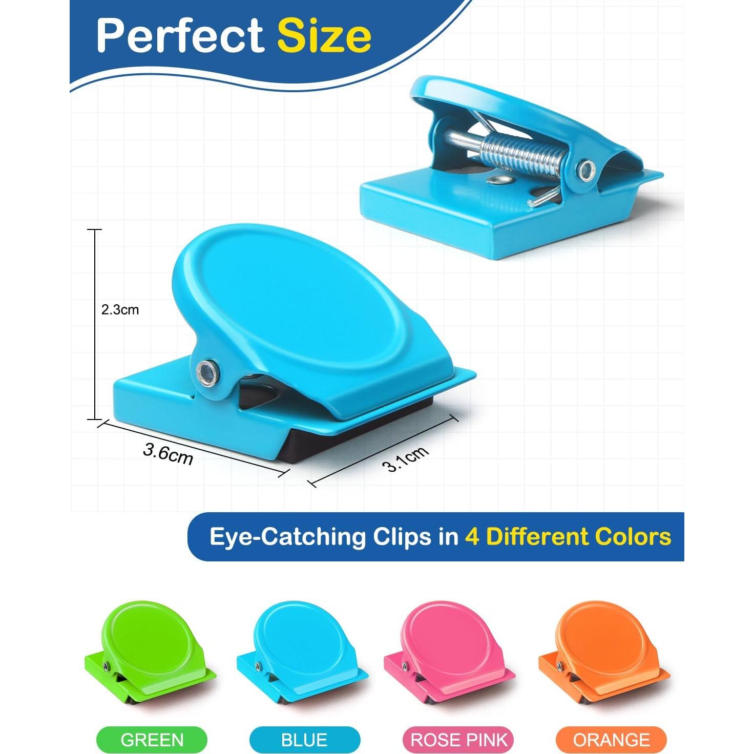 Clips Magnéticos VICNOVA 24 Piezas Multicolor Alta Resistencia