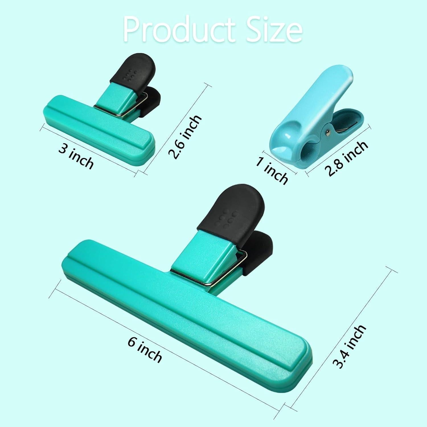 Paquete de 11 Clips para Alimentos Aranray - Estilo Brillante