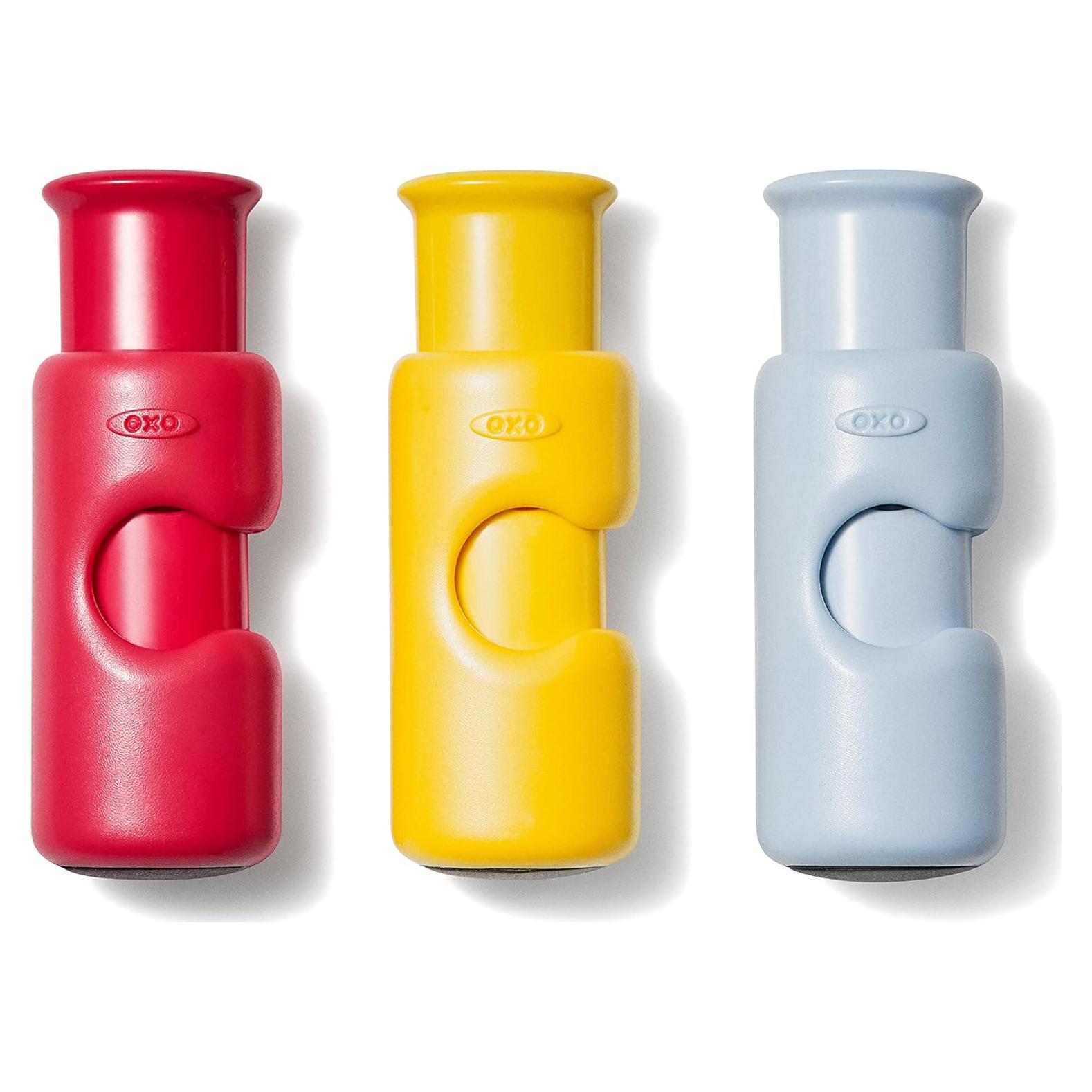 Conjunto de Clips OXO Good Grips 3 Piezas para Cerrar Bolsas